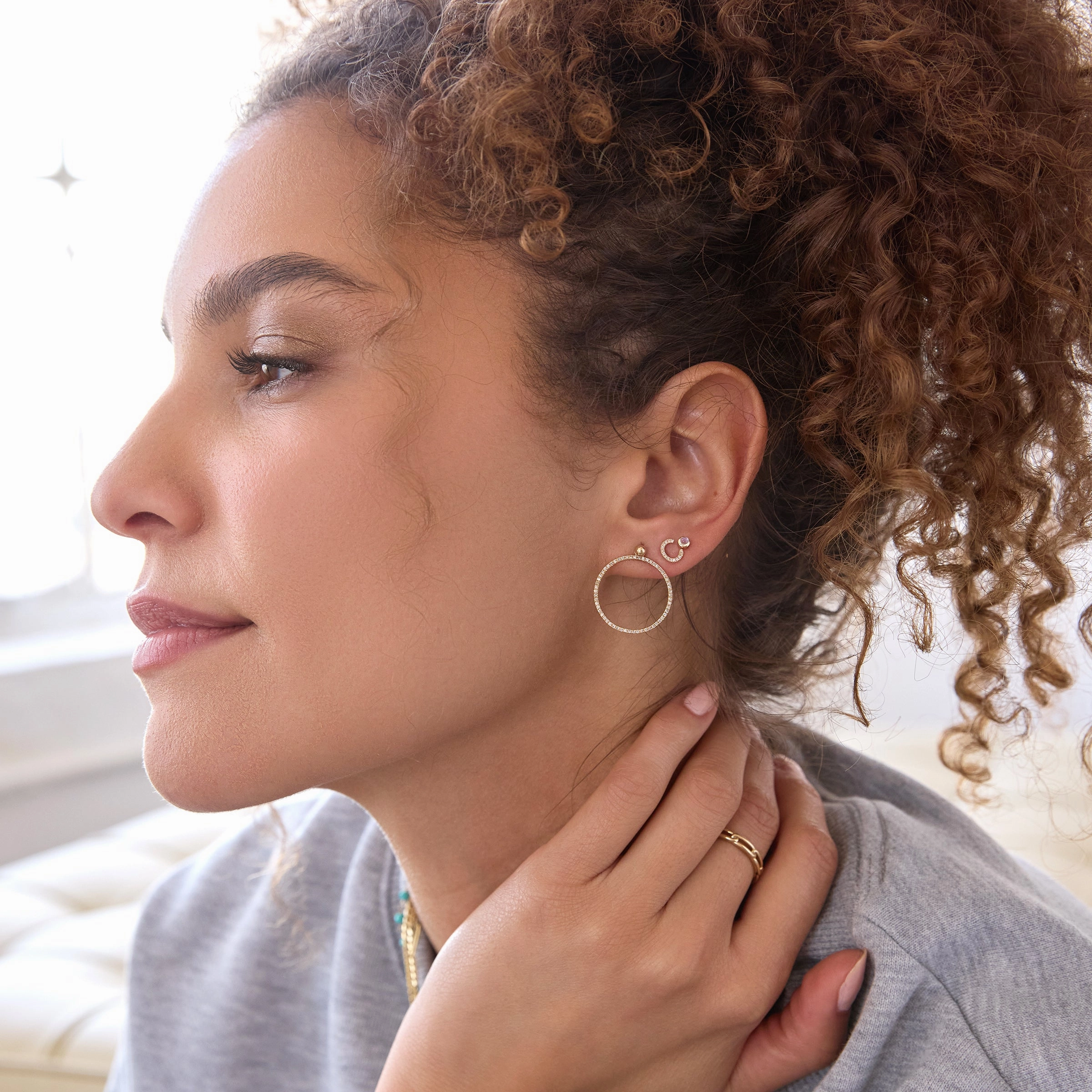 Circle Ear Jacket | Pav