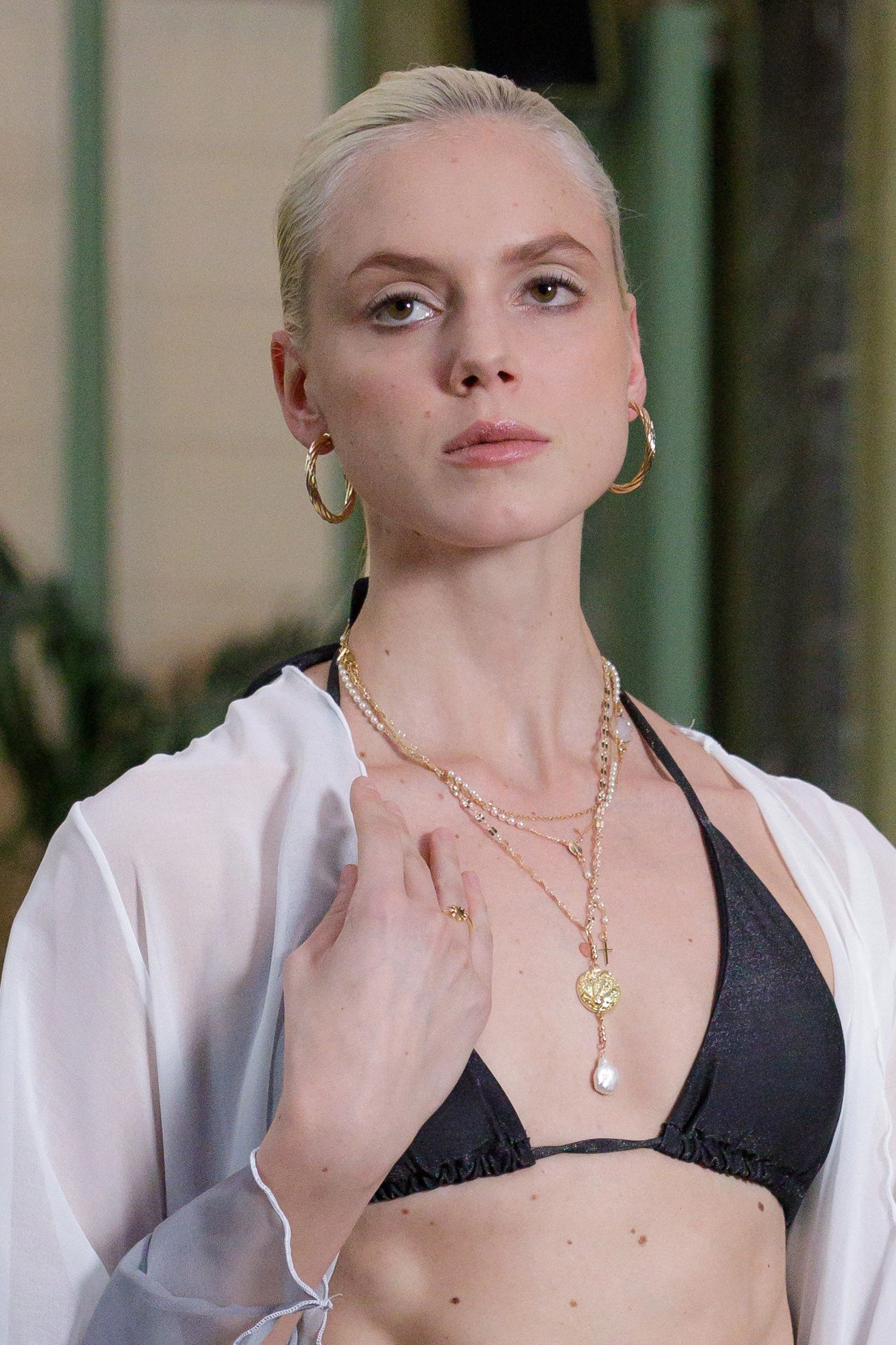 CLASSIC WATERPROOF HOOP EARRINGS