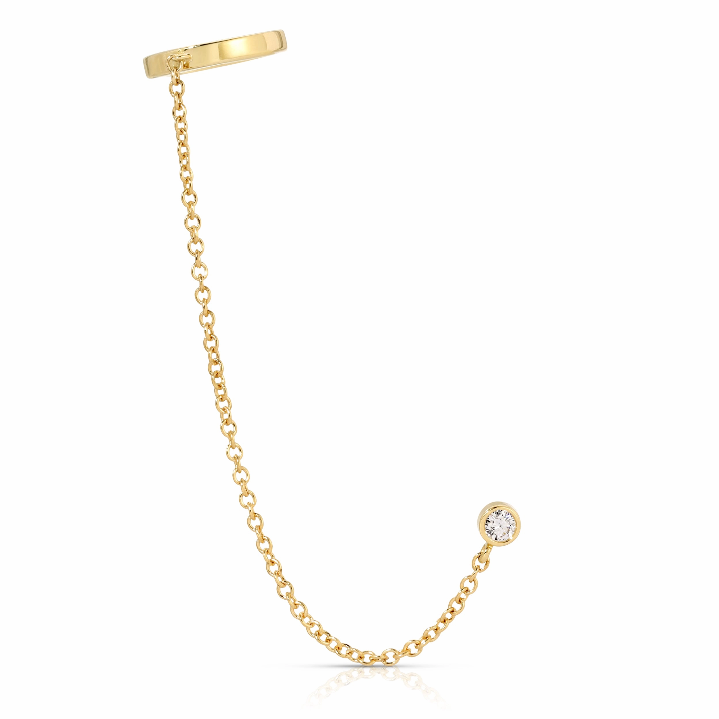 Coupling Ear Cuff   Stud