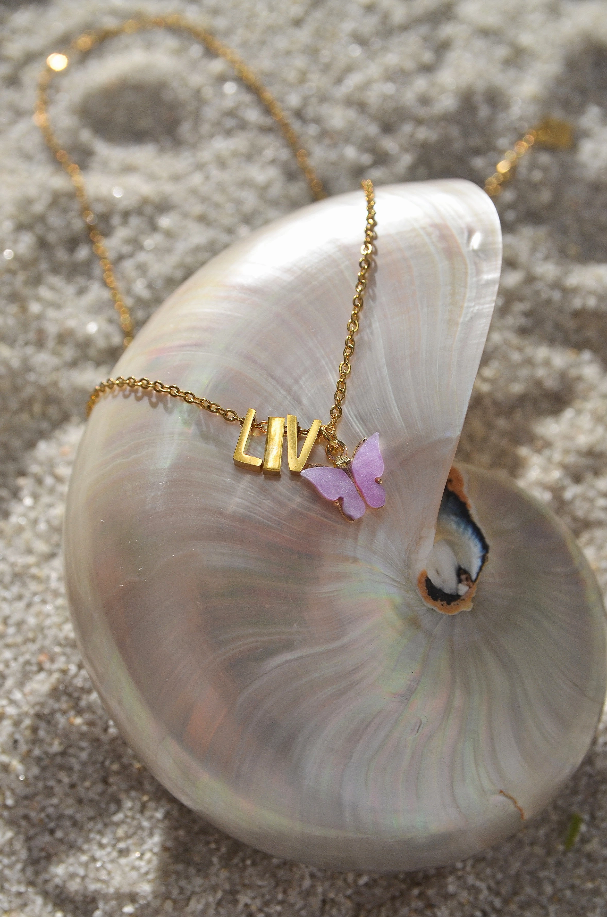 CUSTOM BUTTERFLY NECKLACE II