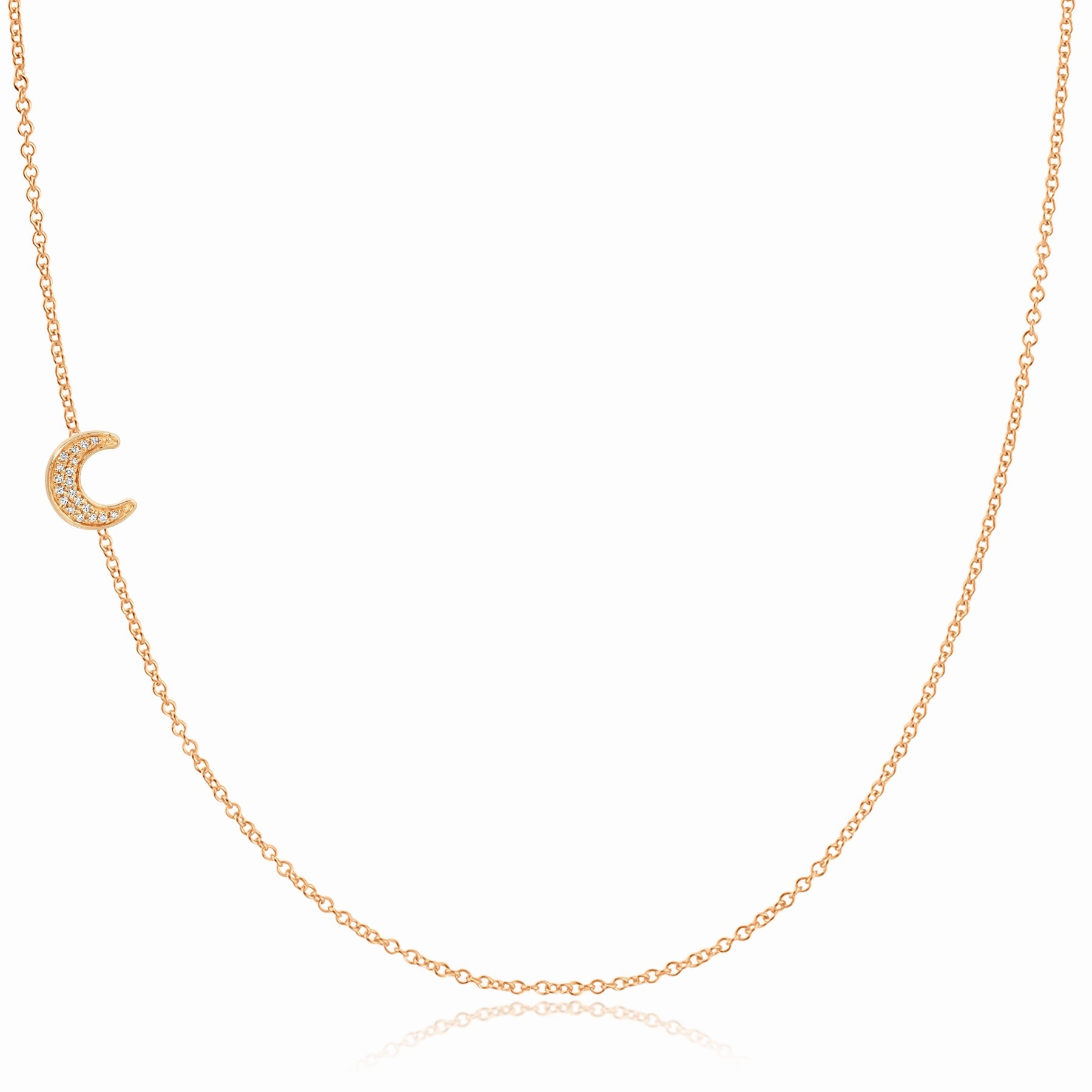 Custom Gold Necklace - 1 Letter