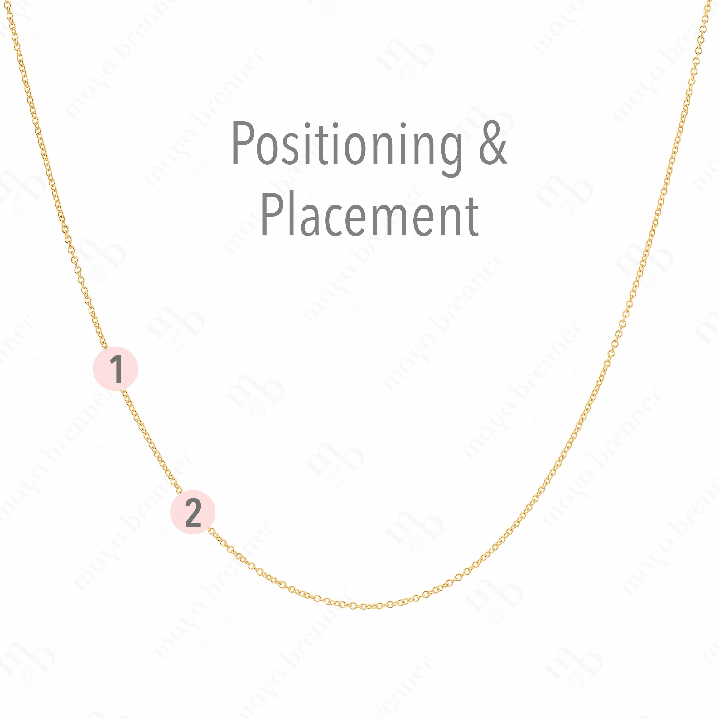 Custom Gold Necklace - 2 Letters