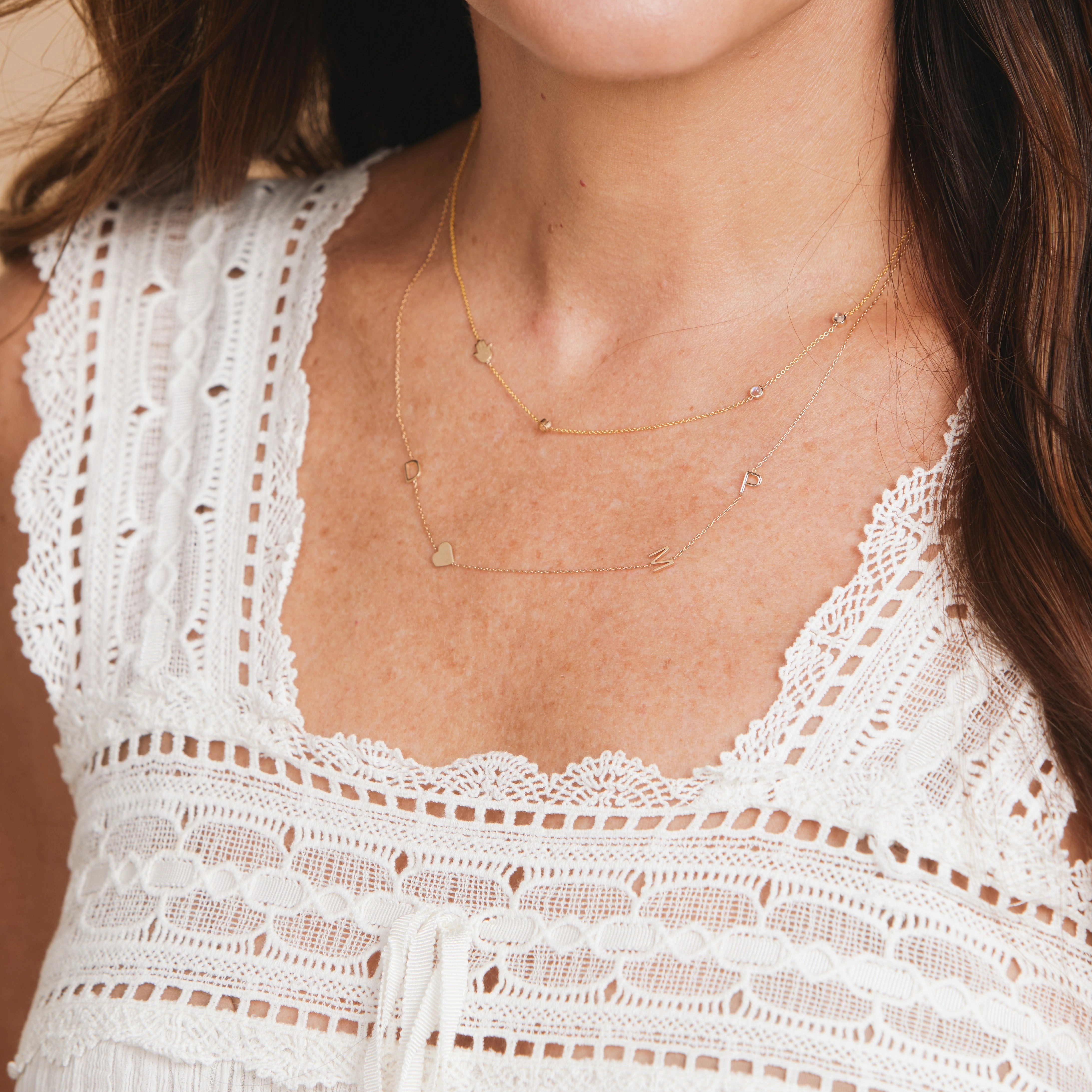 Custom Gold Necklace - 4 Letters
