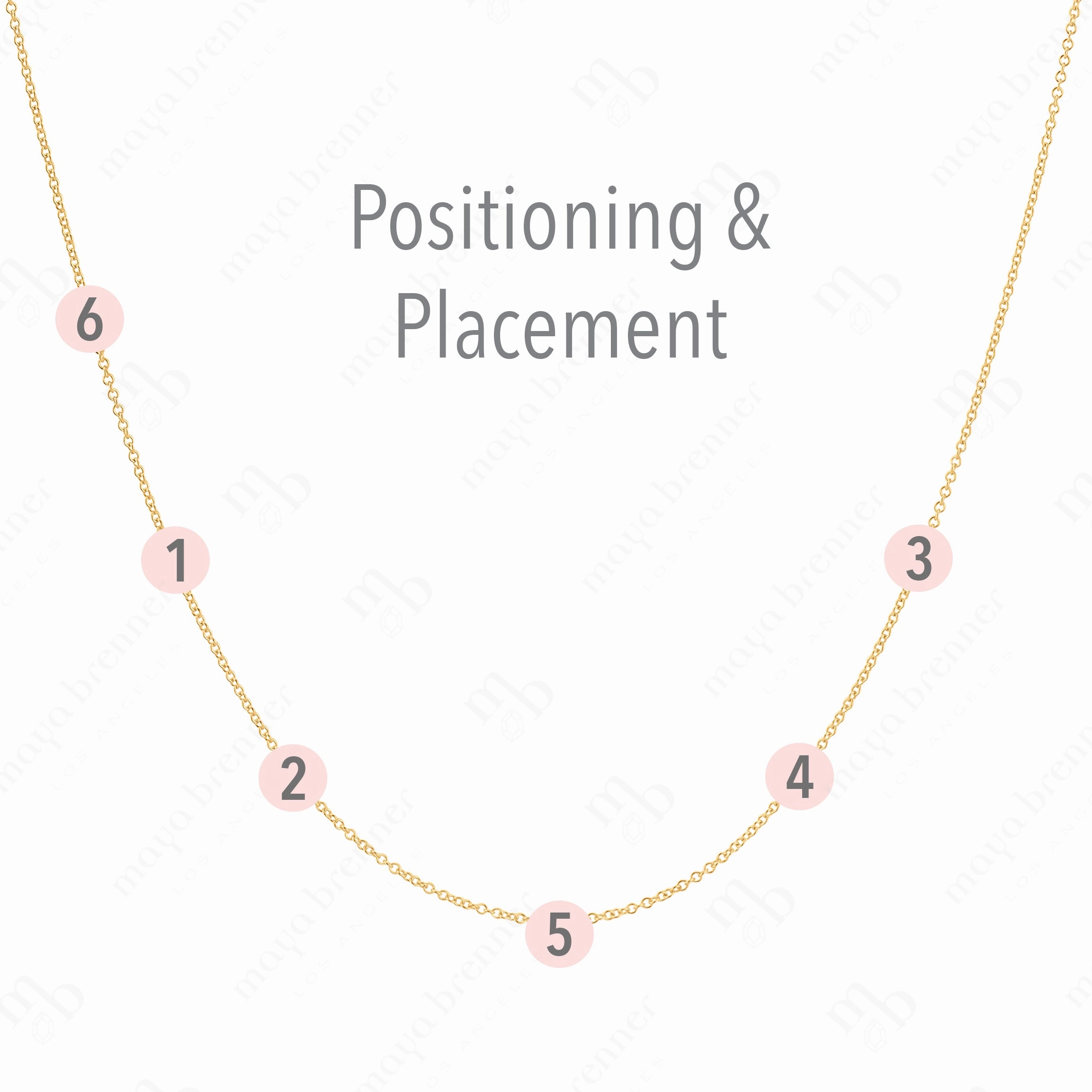 Custom Gold Necklace - 6 Letters