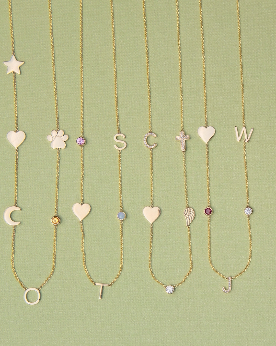 Custom Gold Necklace - 6 Letters