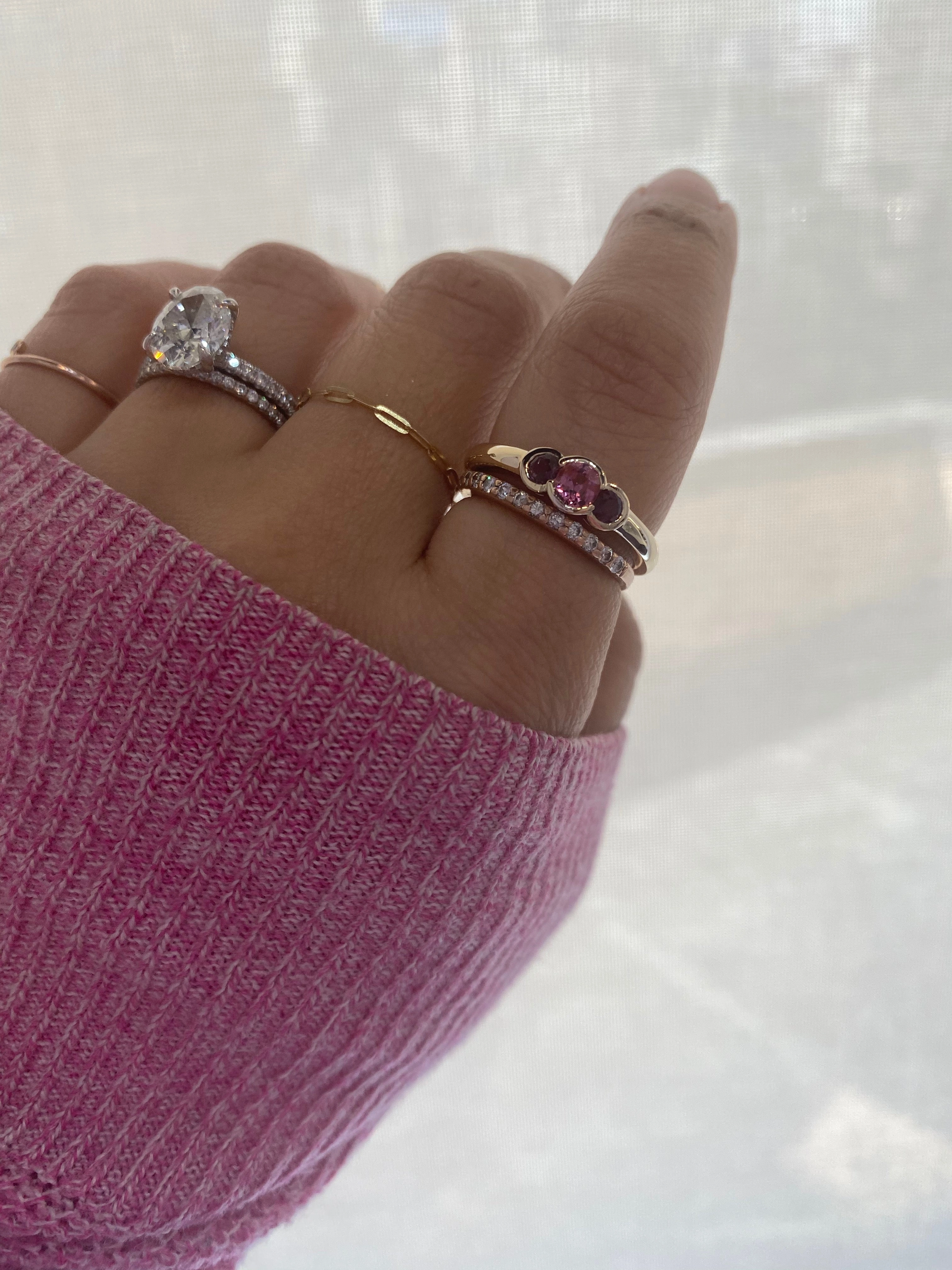 Cynthia's 14K Ruby & Tourmaline Ring