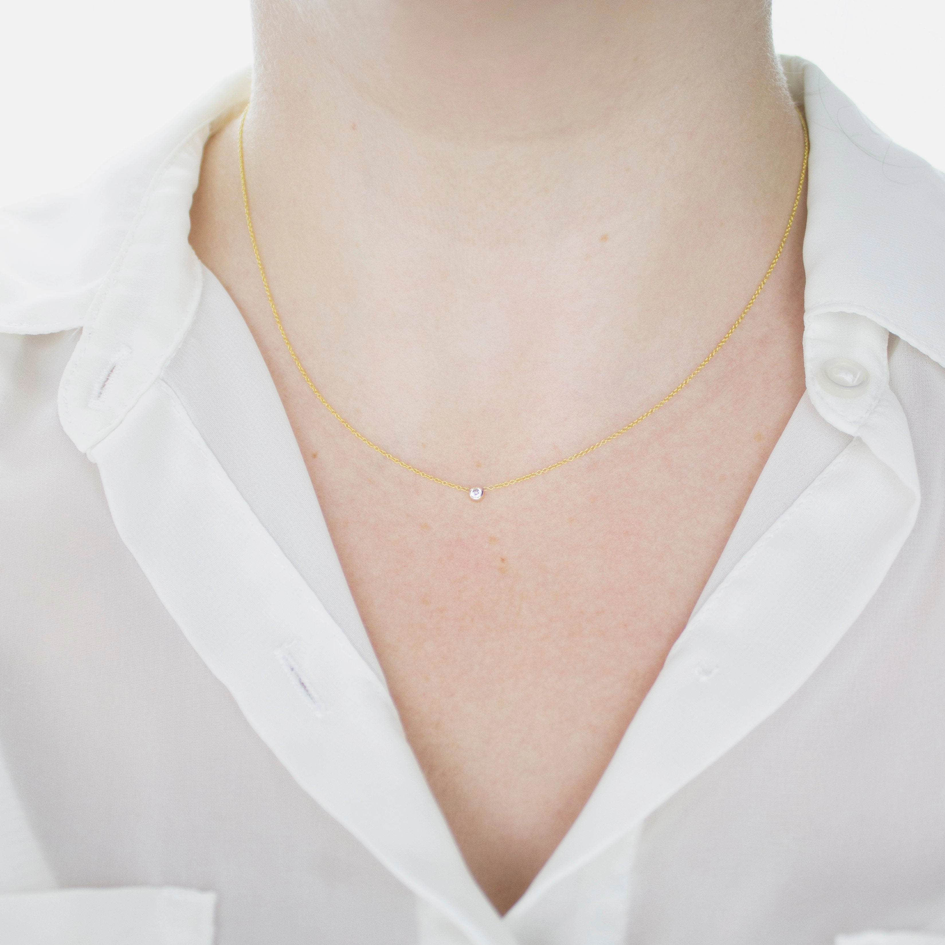 Diamond Layering Necklace