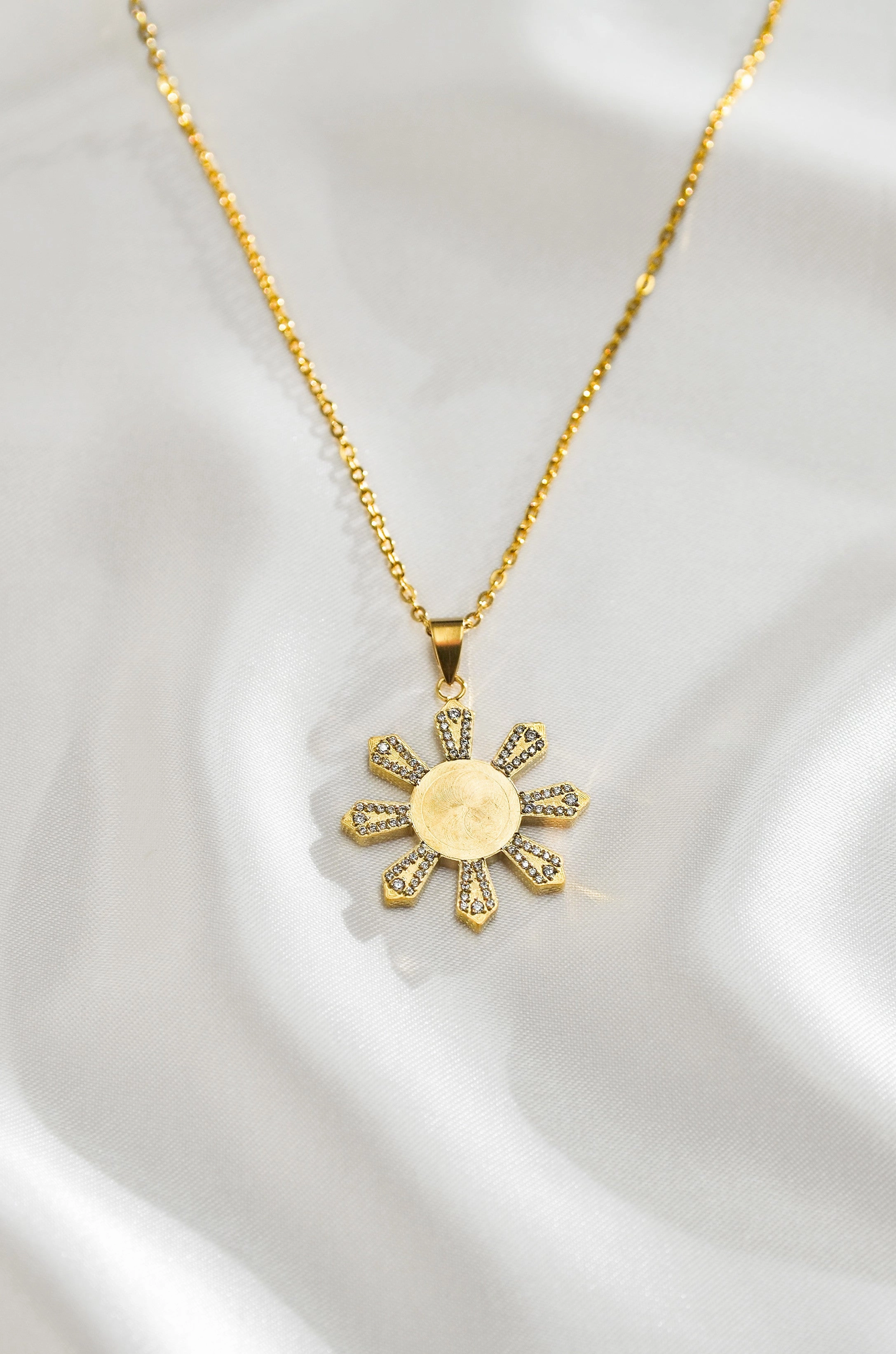 DIAMOND MABUHAY SUN NECKLACE
