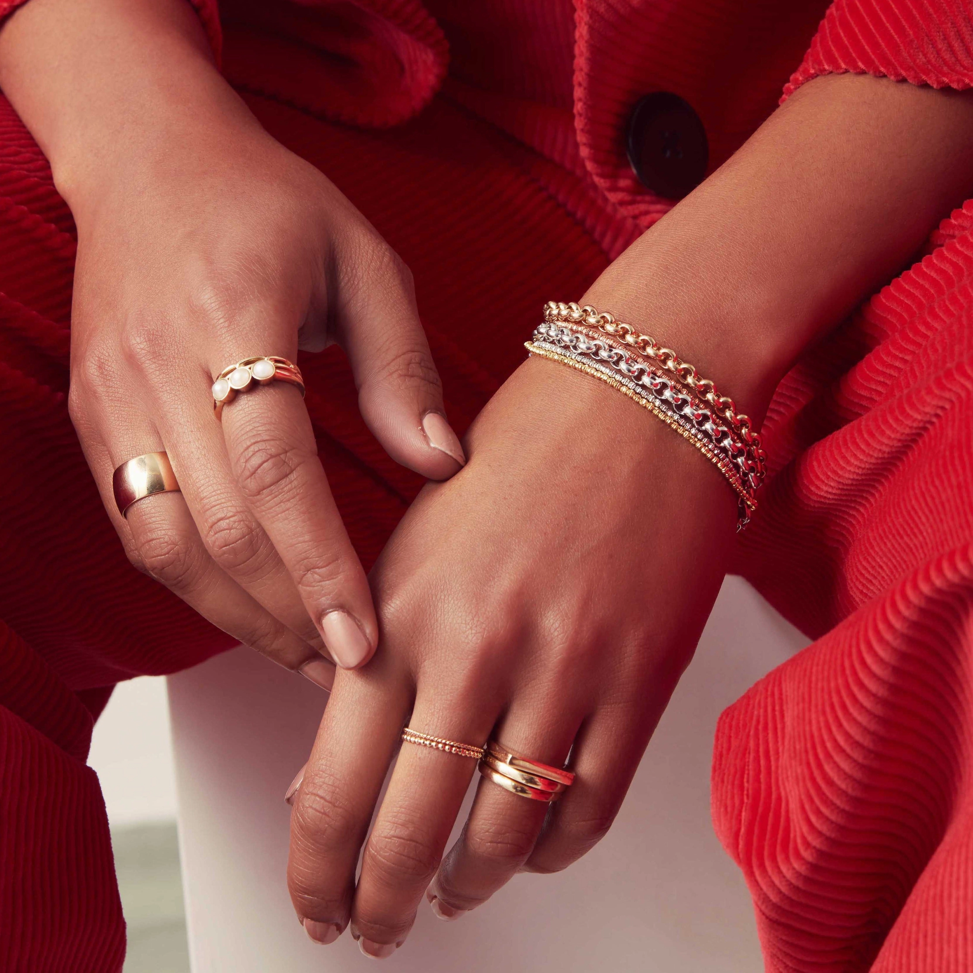Geo Stacking Ring | Square