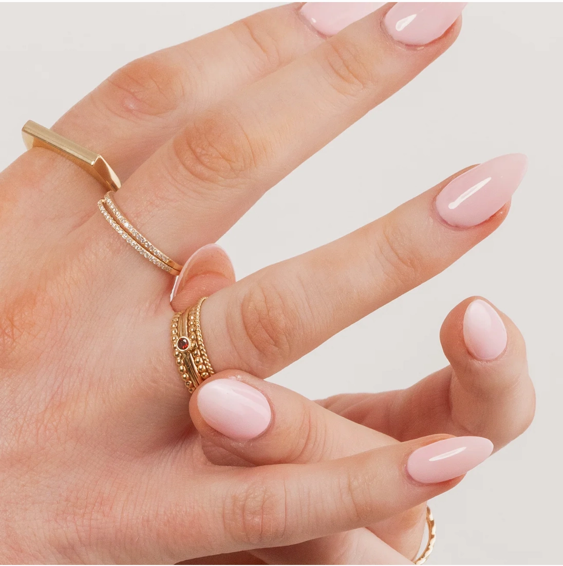Geo Stacking Ring | Square