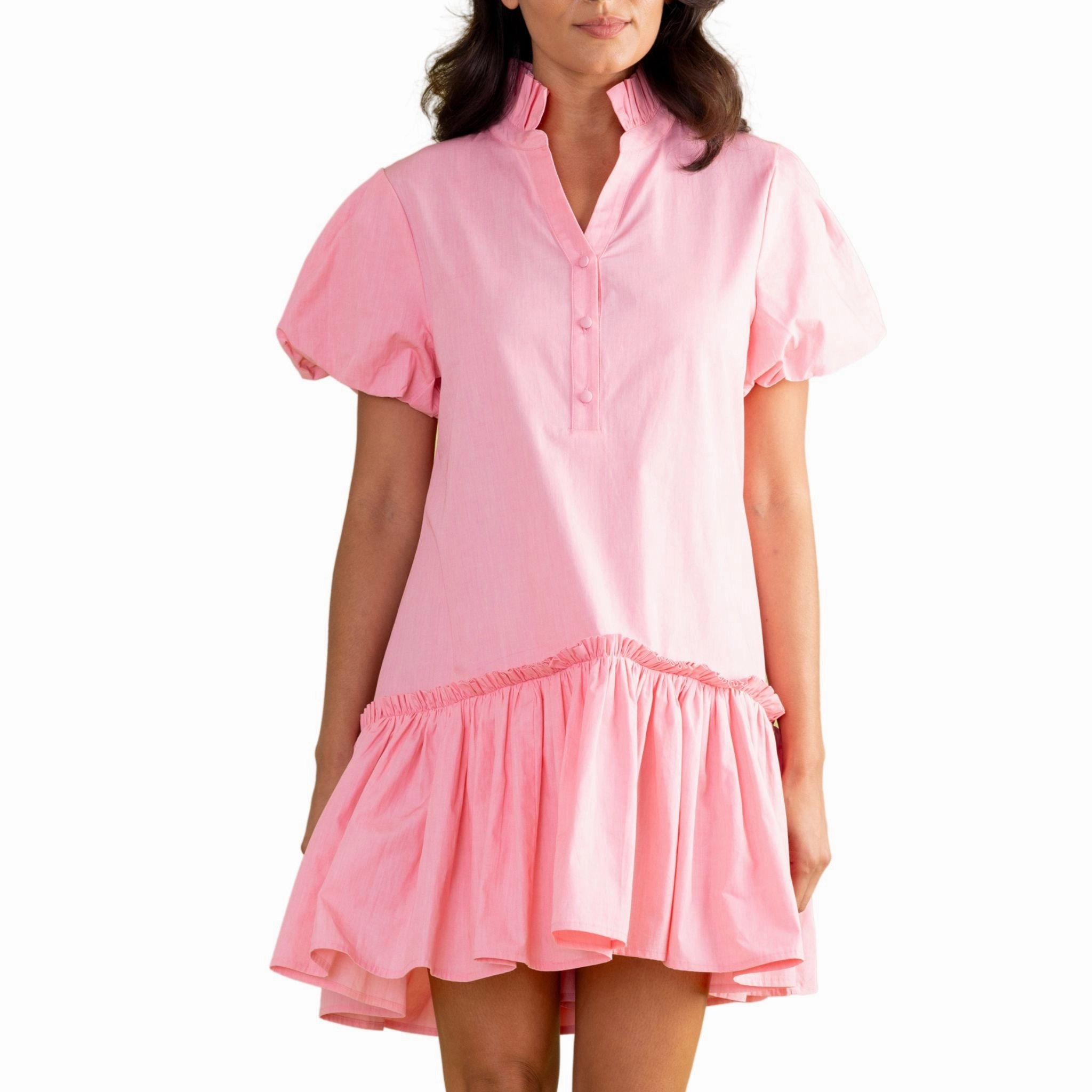 Gia Peony Pleated Dress