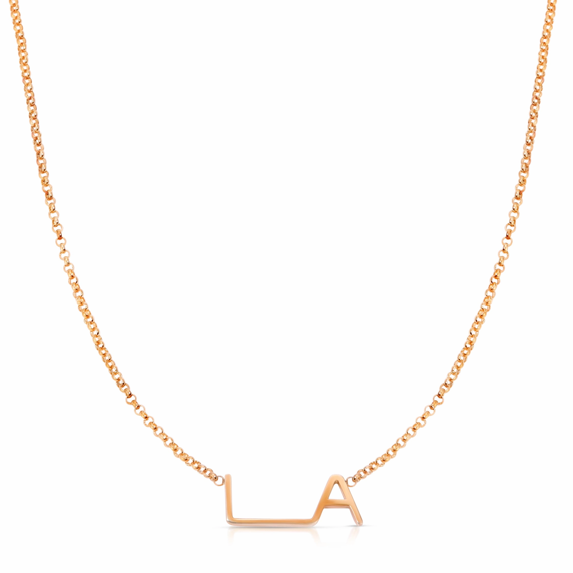 LA ORIGINAL NECKLACE - ROSE GOLD VERMEIL
