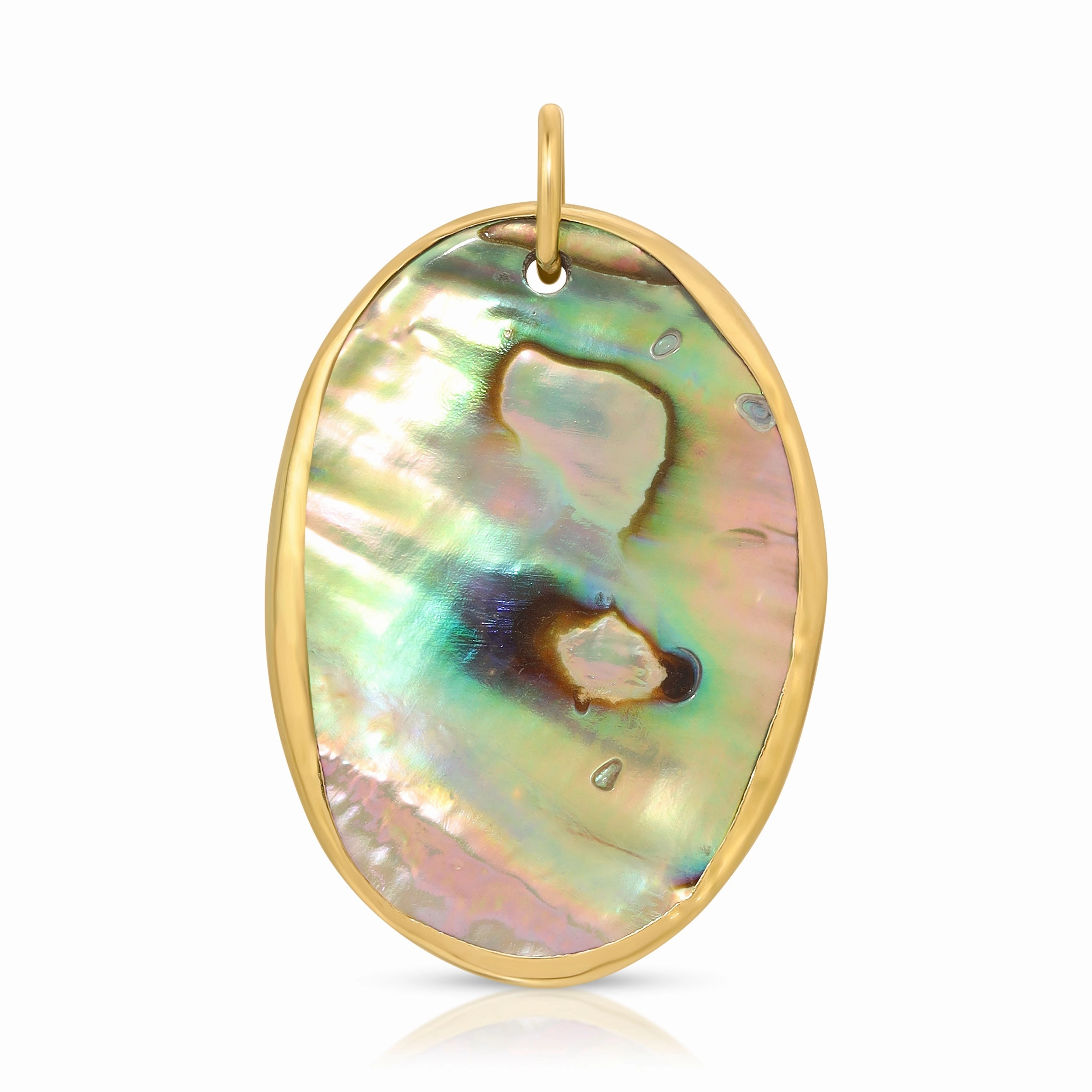Large Abalone Cabochon Charm
