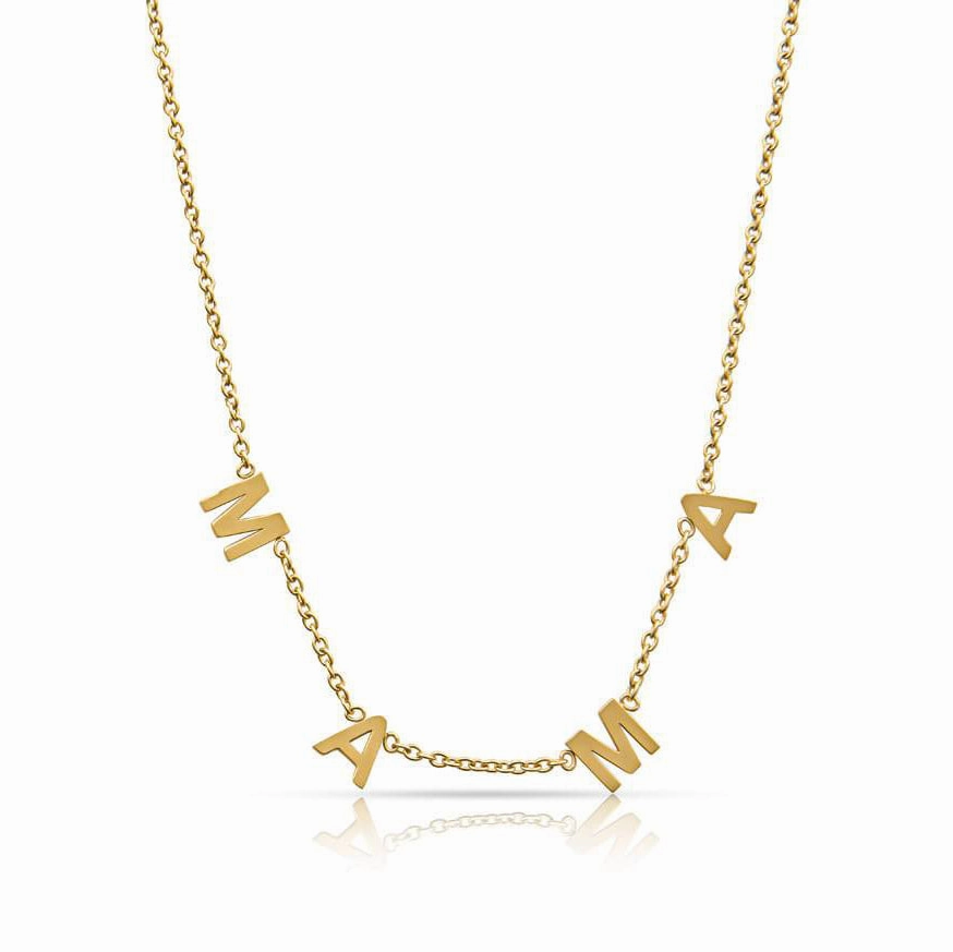 Mama Letter Necklace
