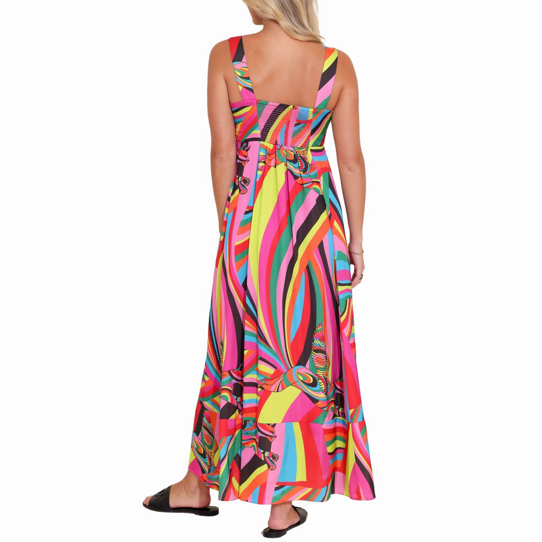 Maria Multicolor  Maxi Dress