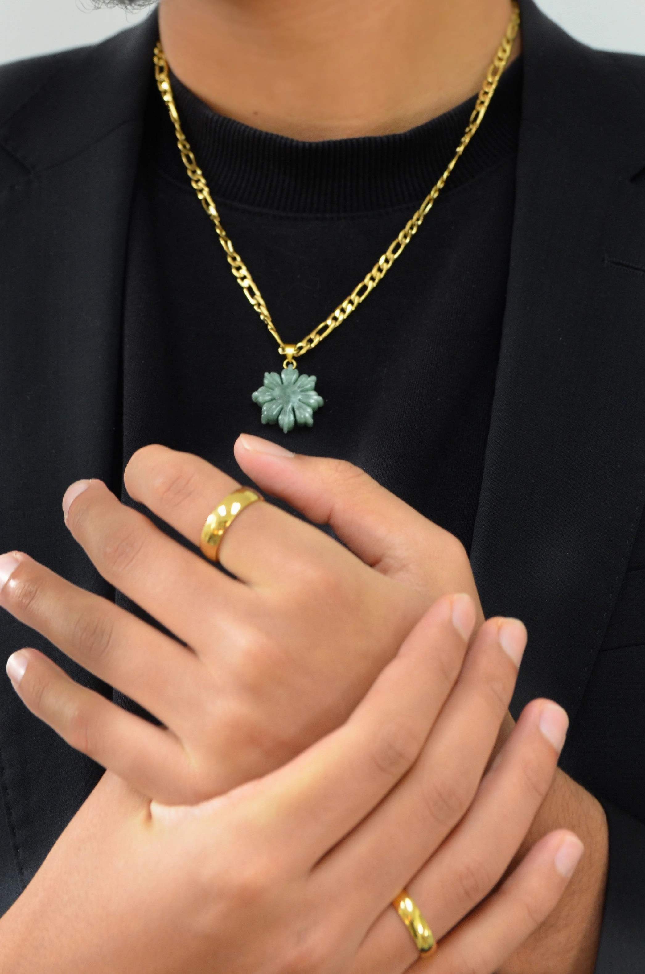 MEN'S JADE MABUHAY SUN NECKLACE