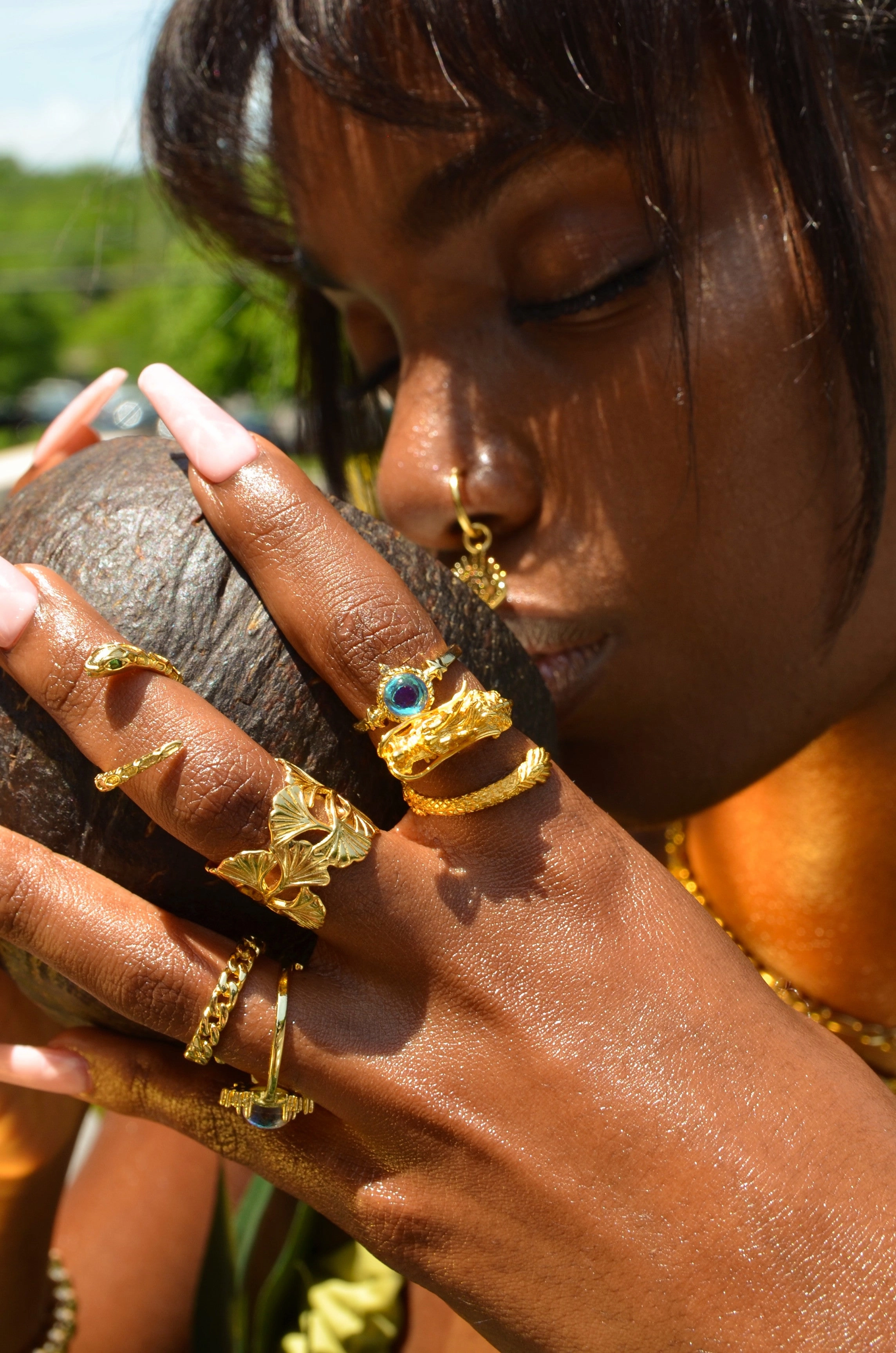 MERMAID MOONSTONE RING