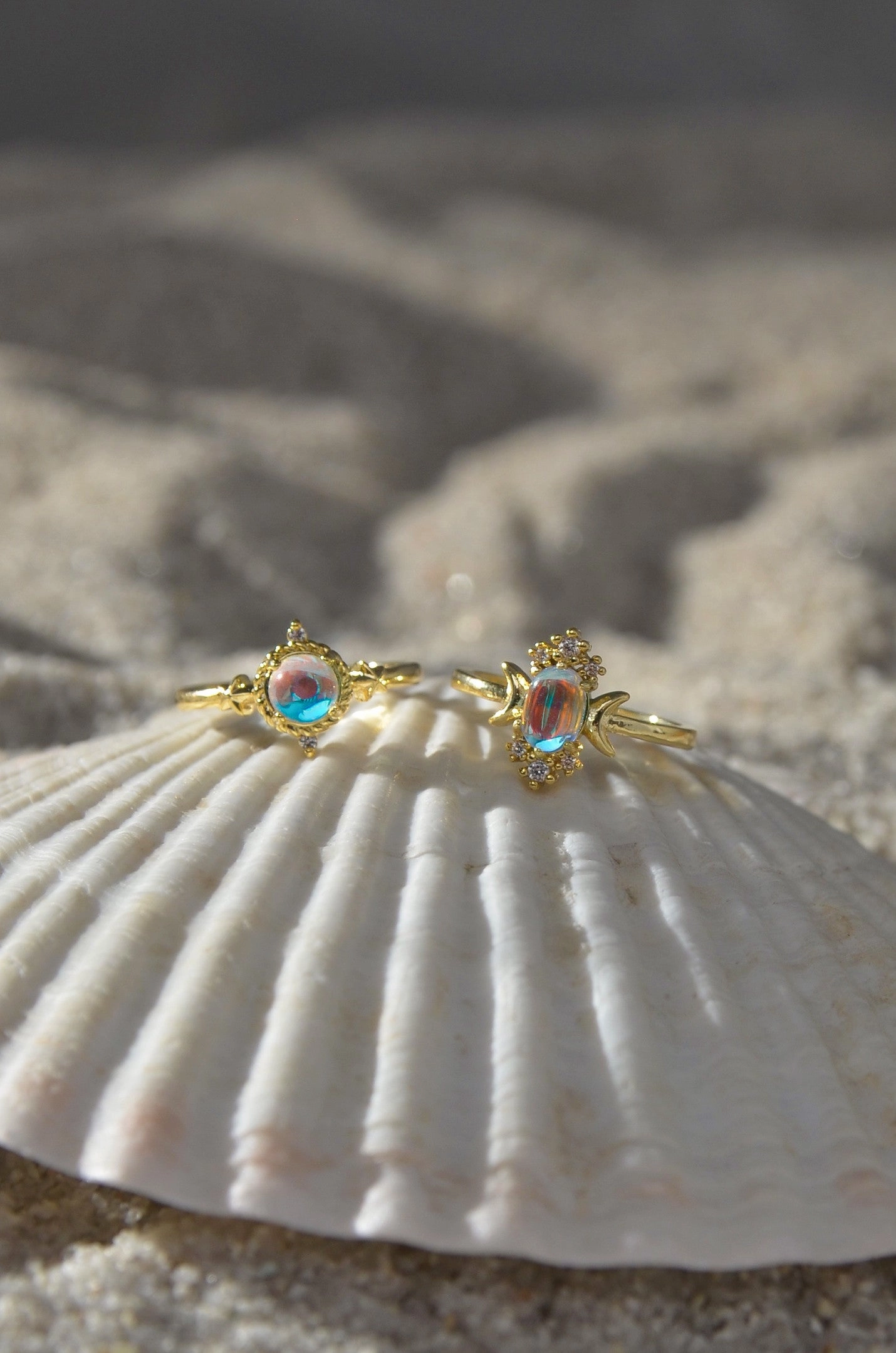 MERMAID MOONSTONE RING