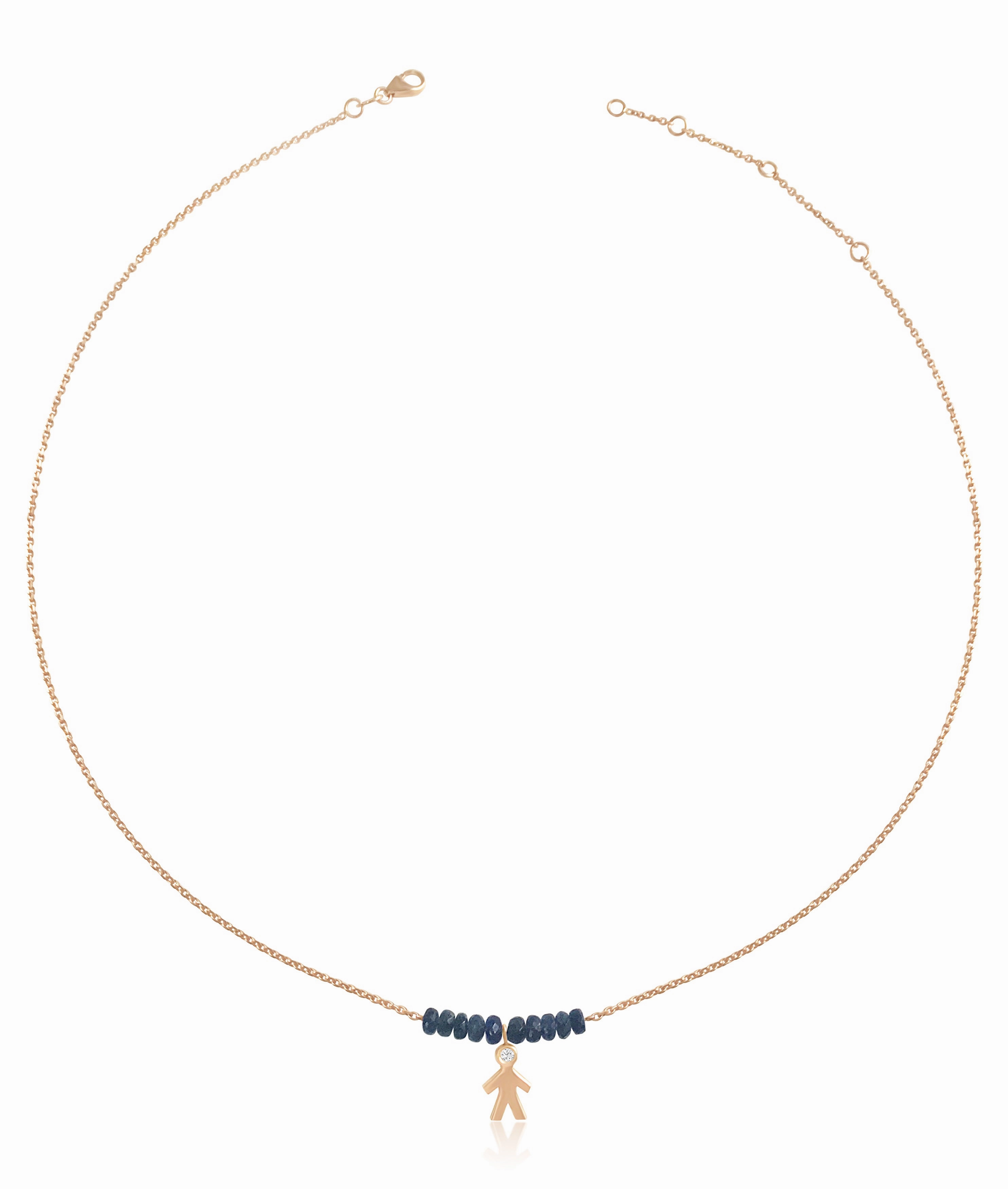 Mom 14k Diamond & Gemstone Chocker