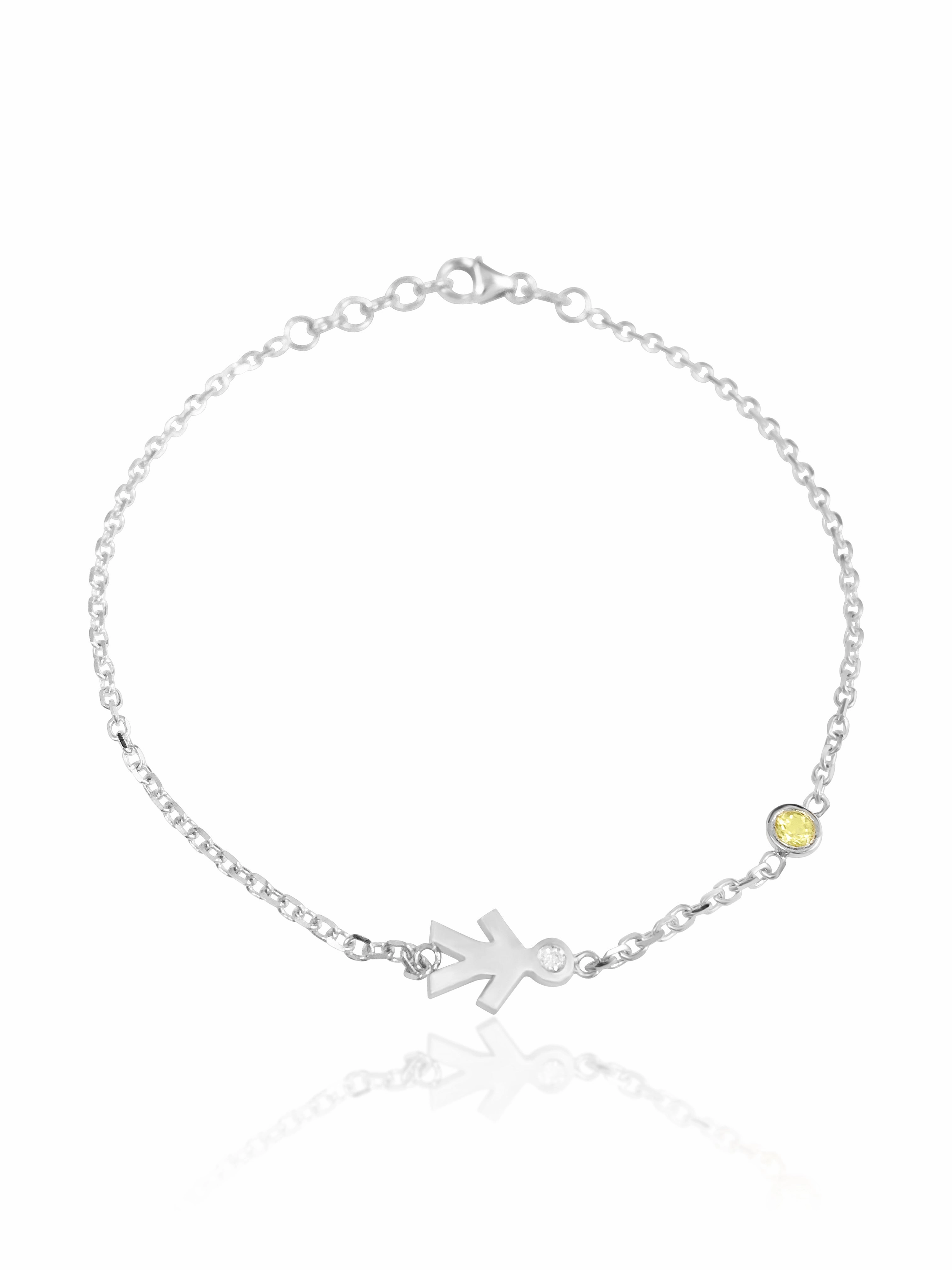 Mom 14k Diamond Bracelet