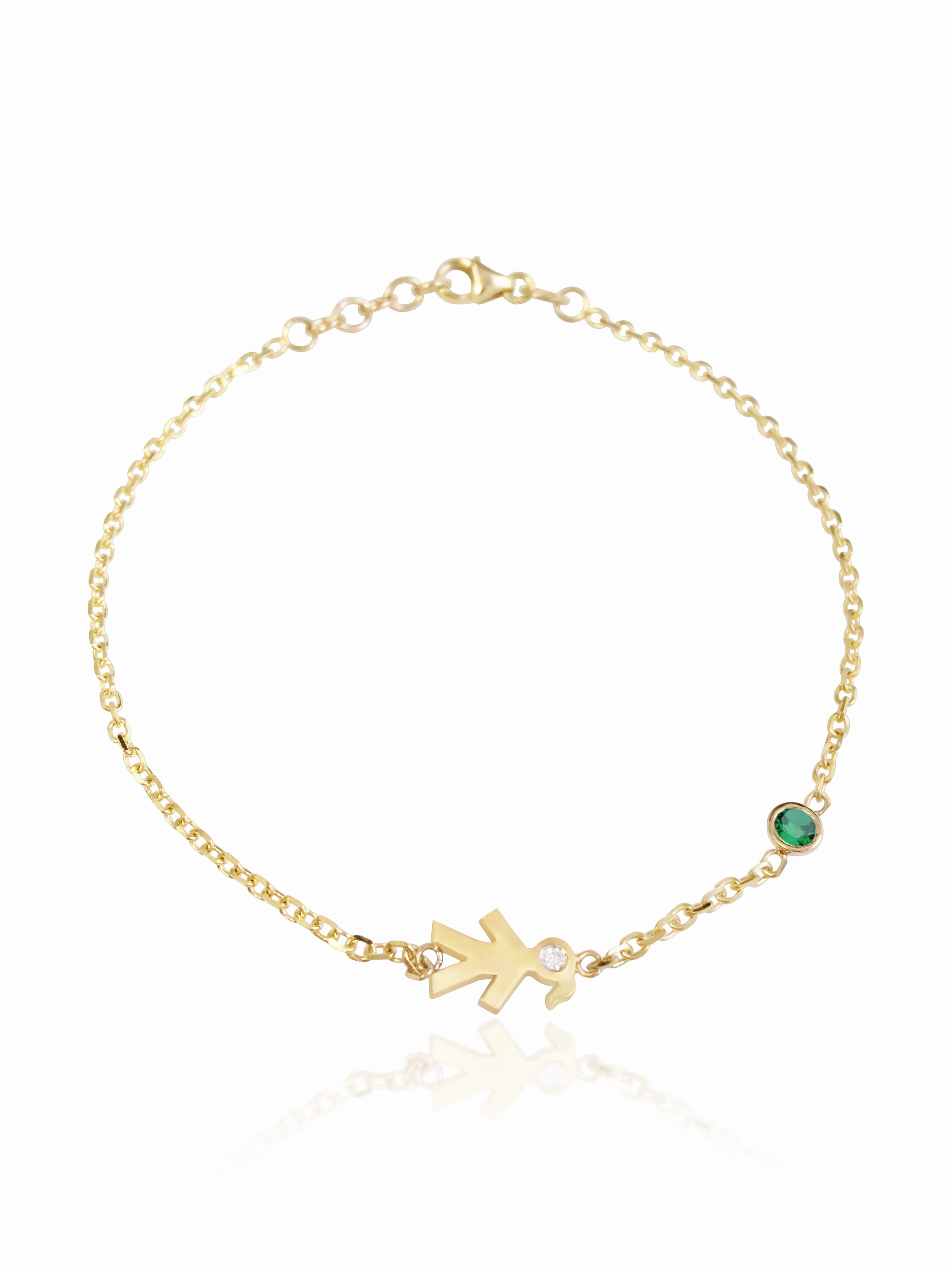 Mom 14k Diamond Bracelet