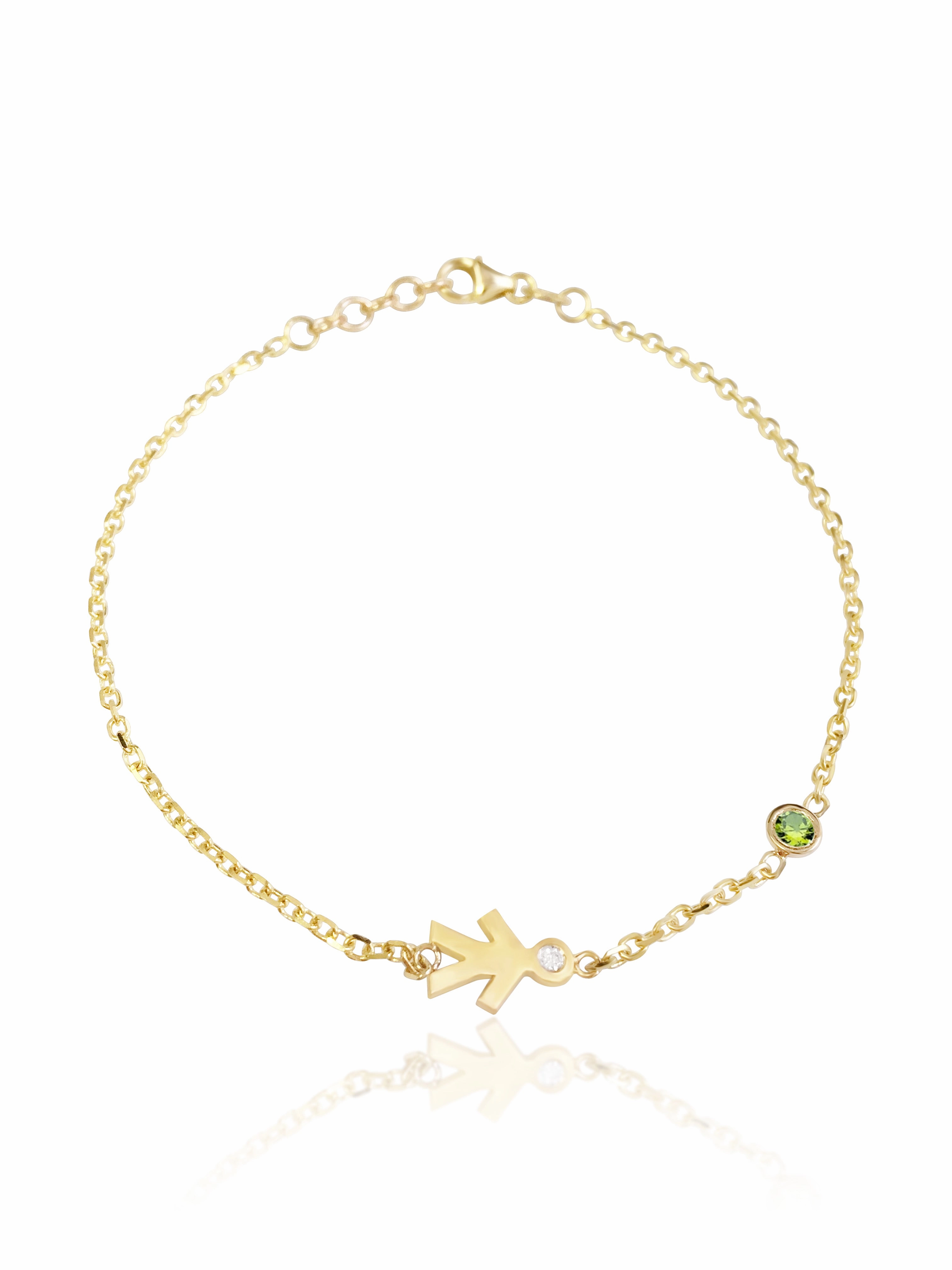 Mom 14k Diamond Bracelet