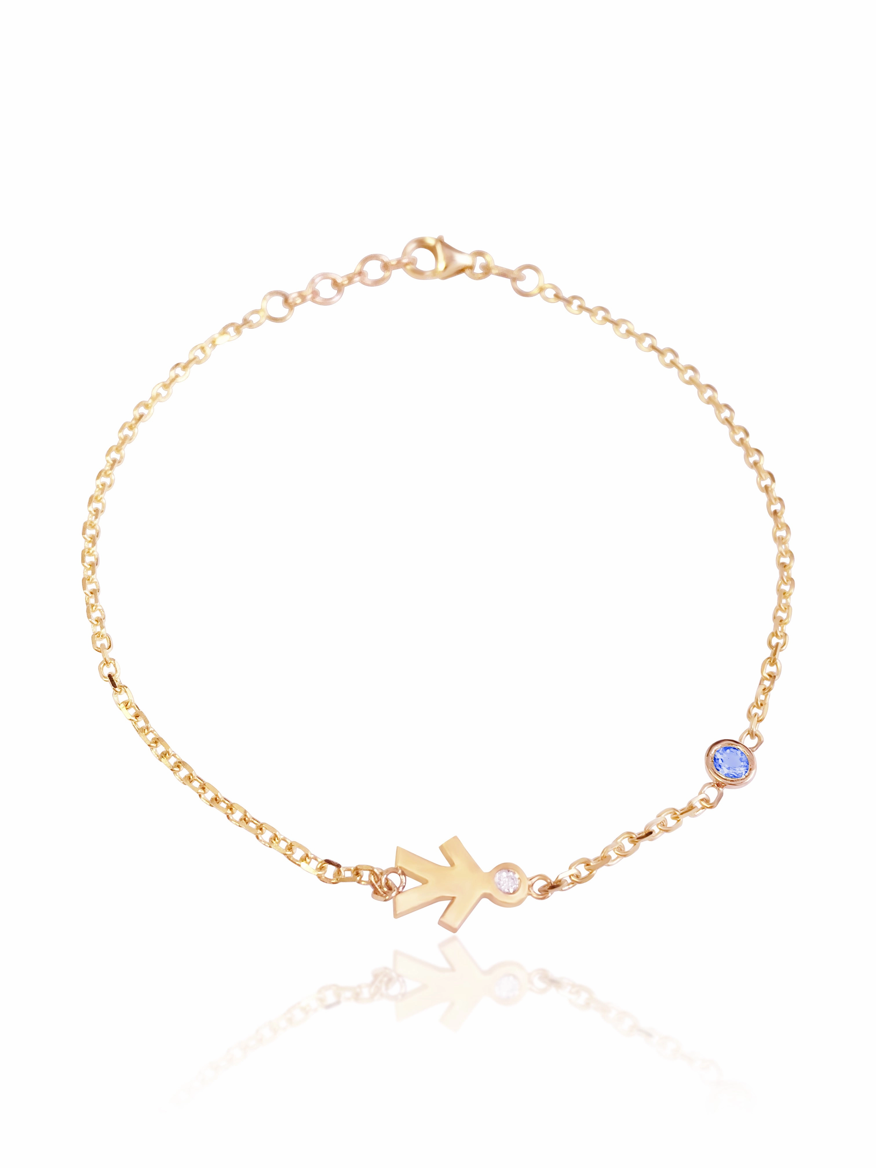 Mom 14k Diamond Bracelet