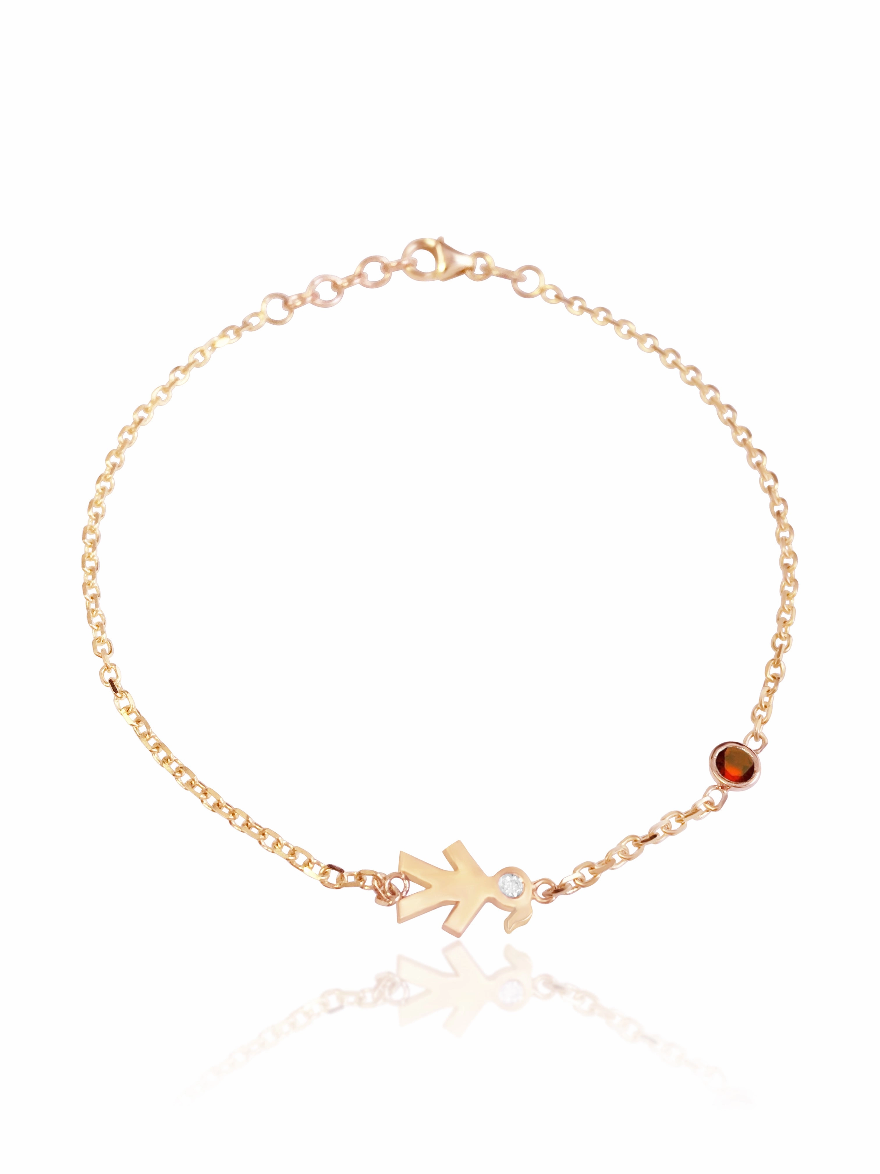 Mom 14k Diamond Bracelet