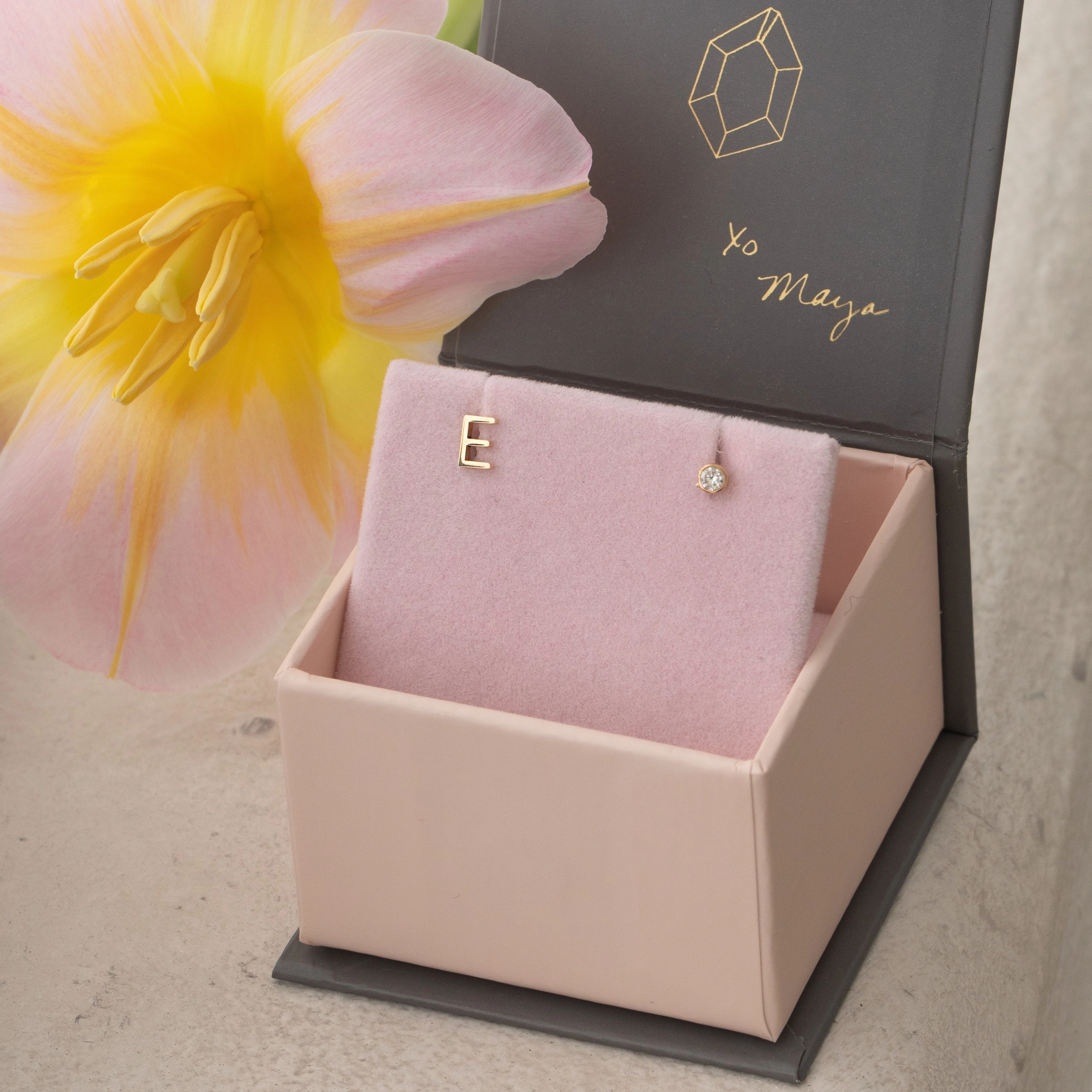 Monogram Earring Set