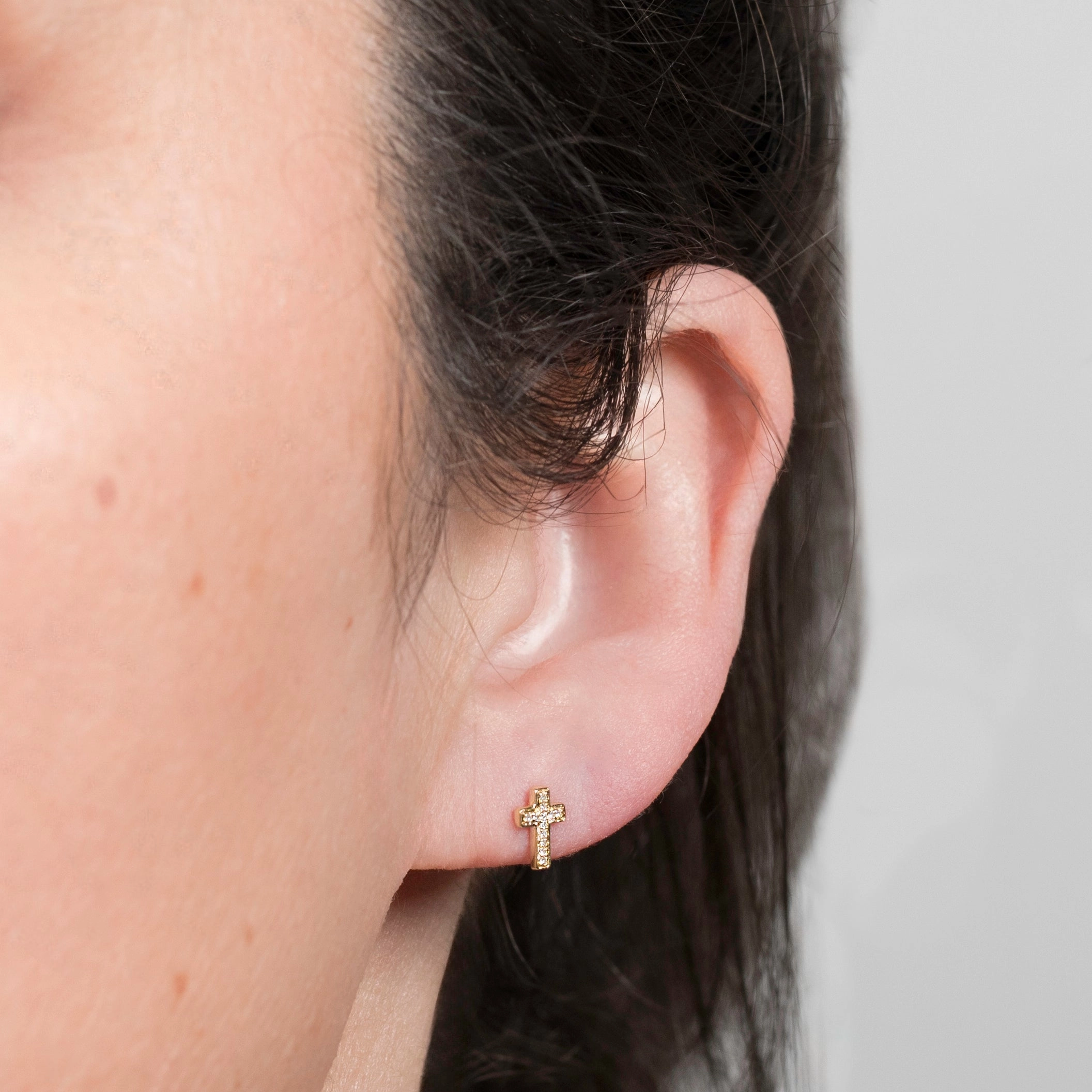 Pav Charm Stud - Cross