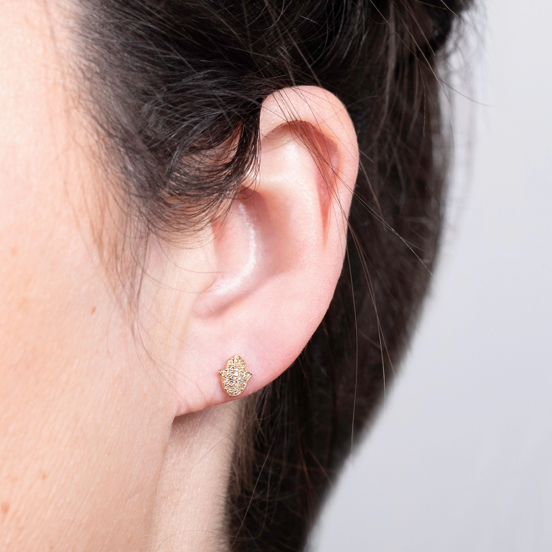 Pav Charm Stud - Hamsa