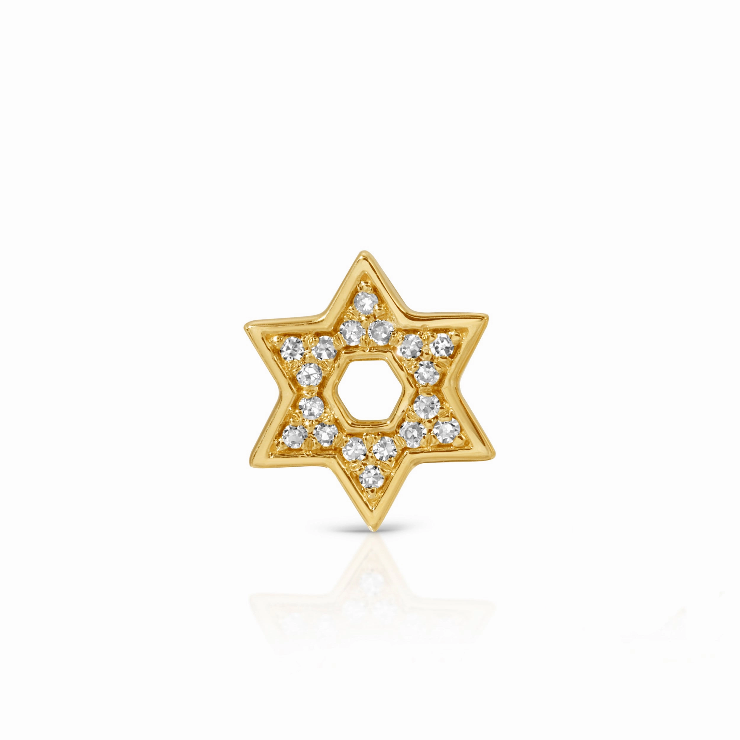 Pav Charm Stud - Star of David