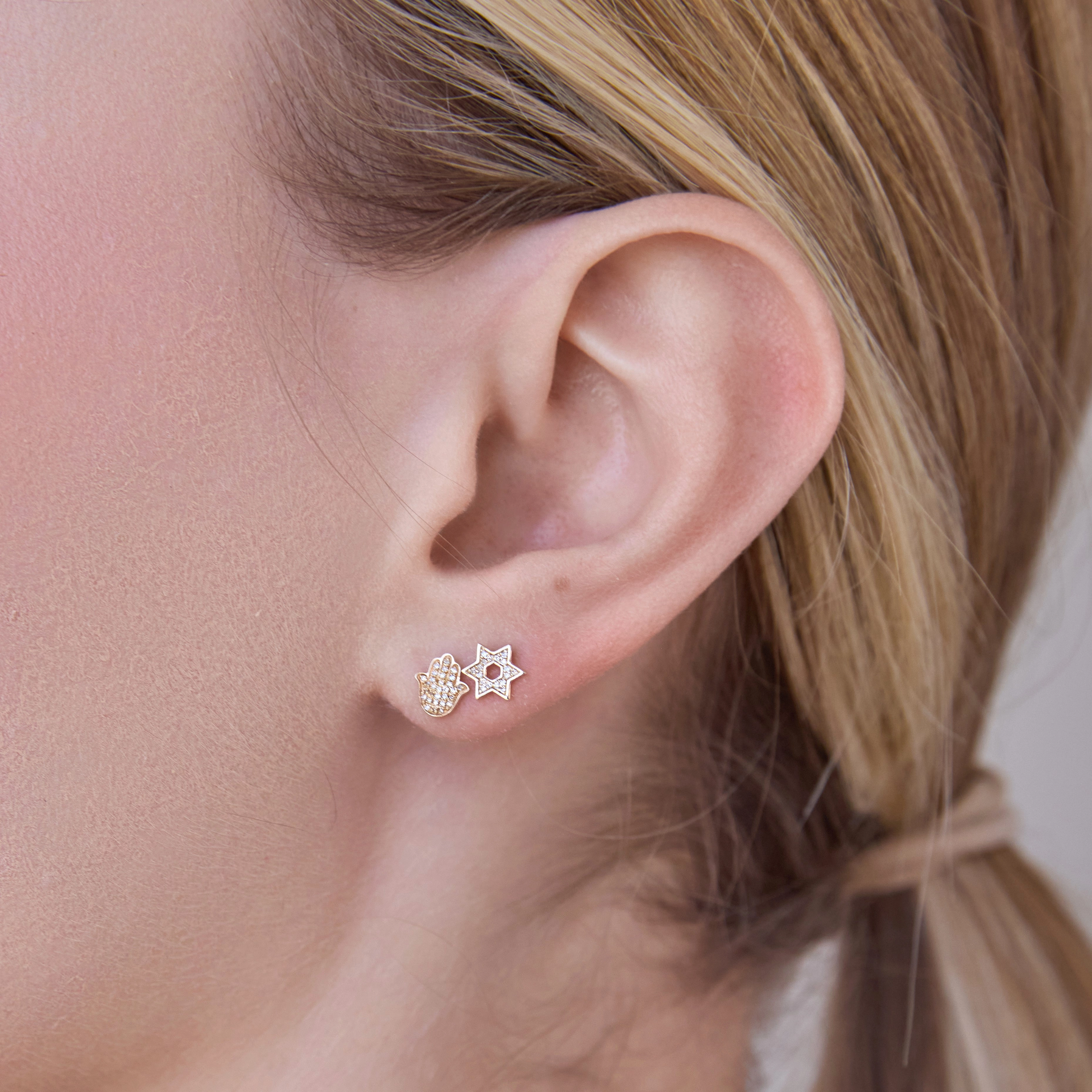 Pav Charm Stud - Star of David