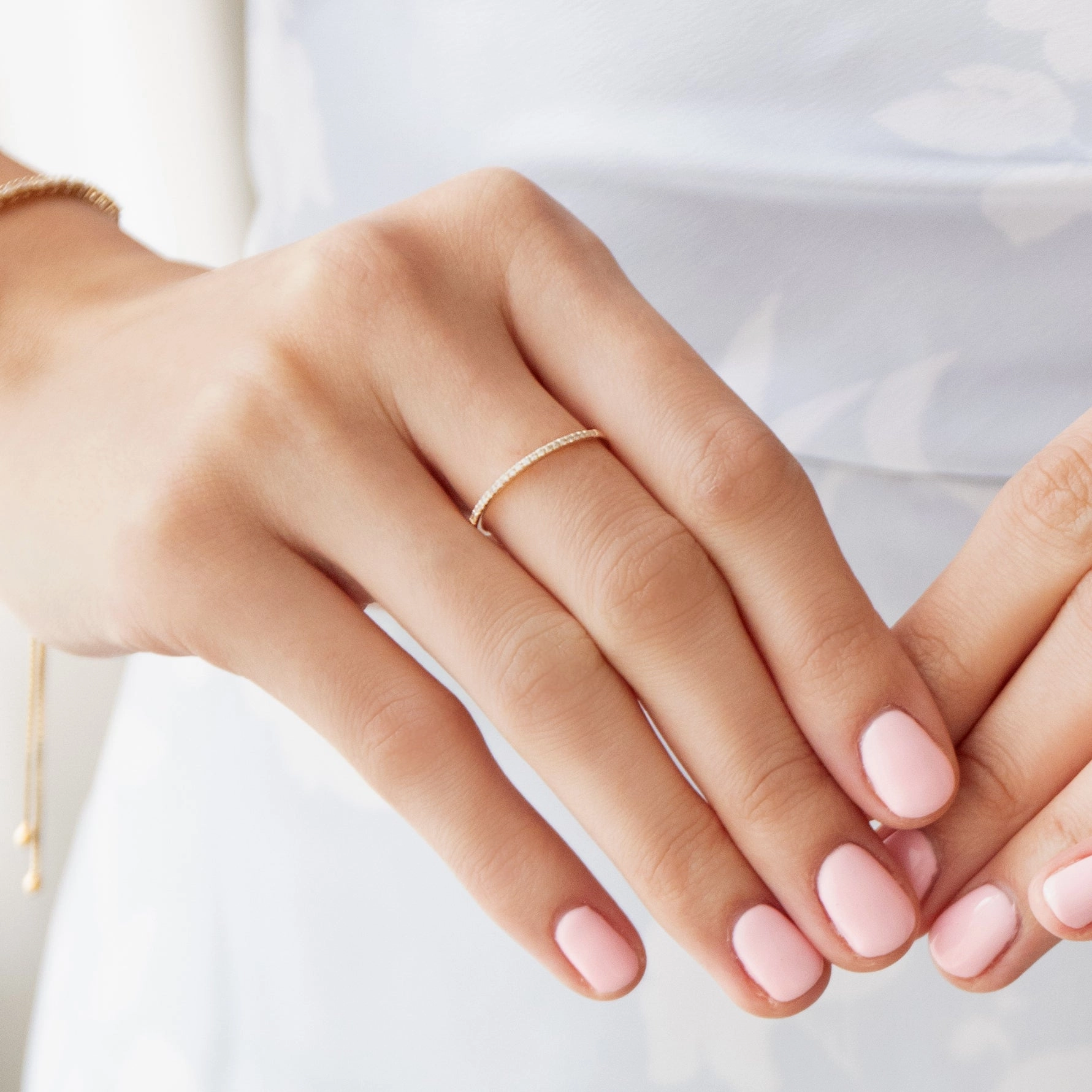 Pav Diamond Ring