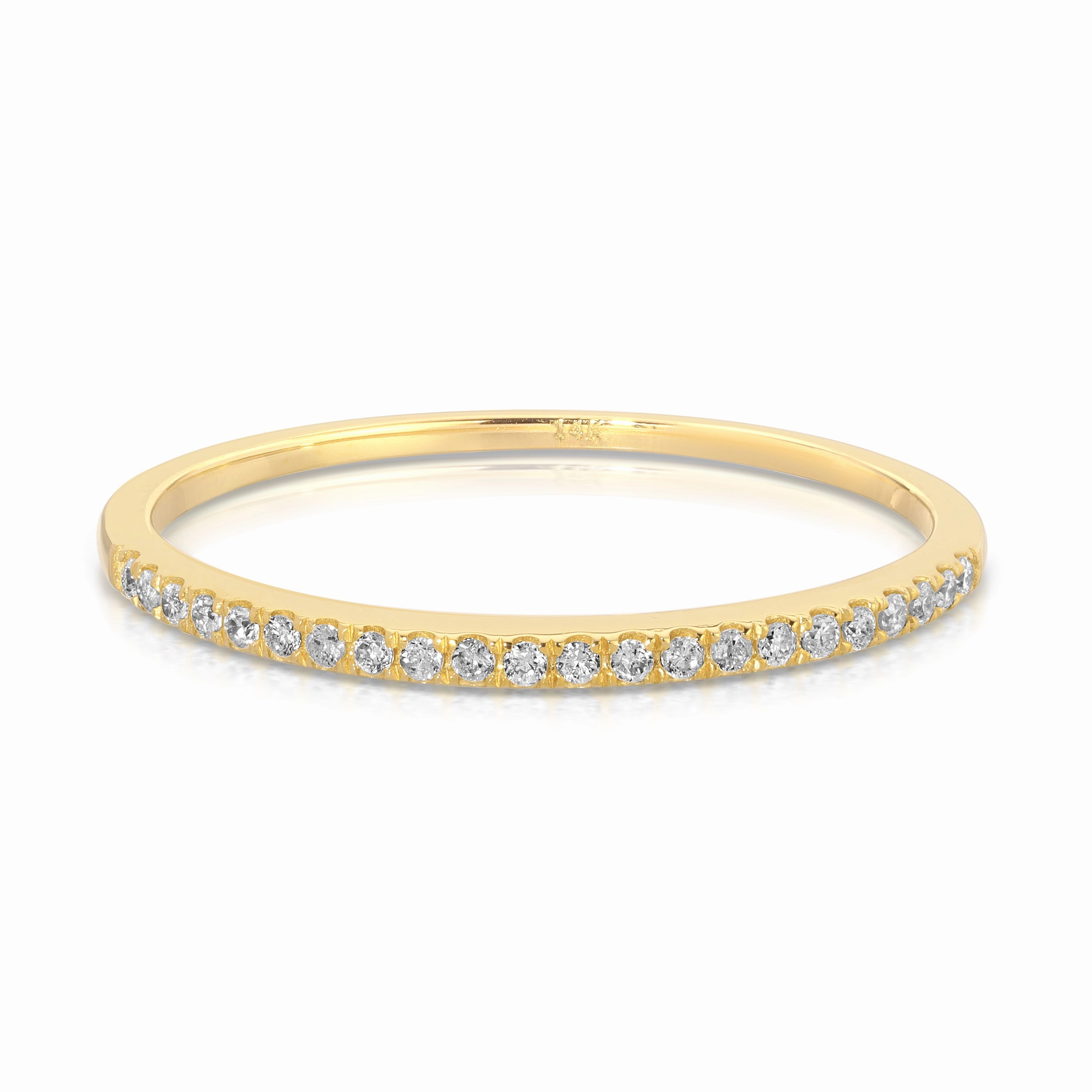 Pav Diamond Ring