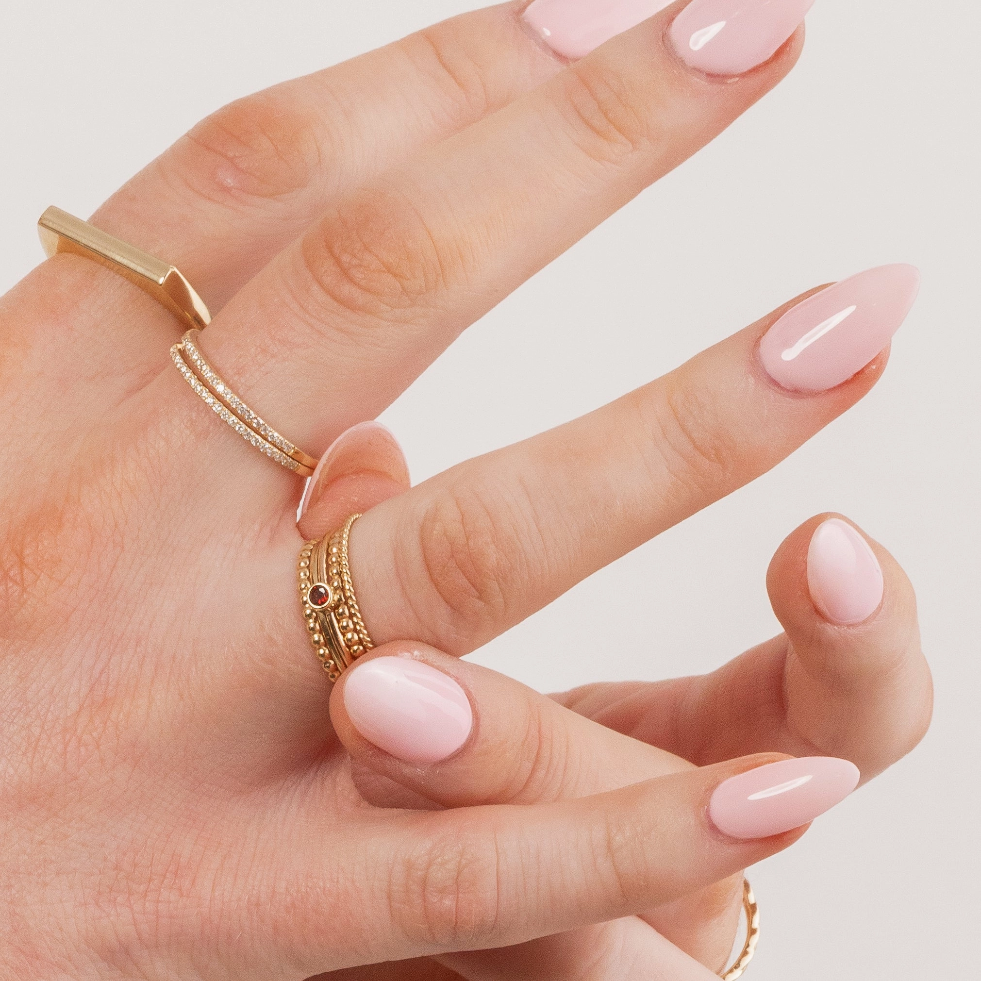Pav Diamond Ring