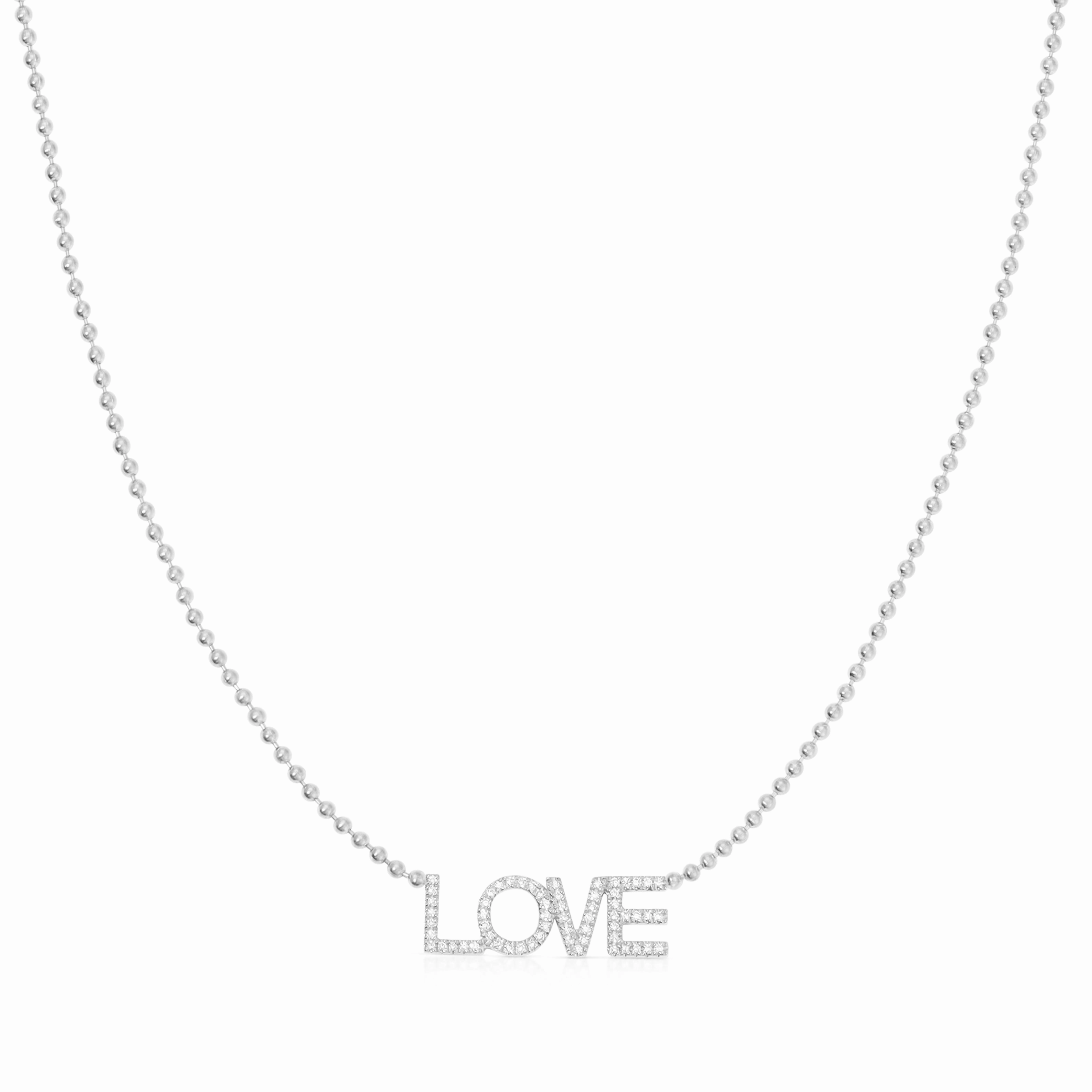 Pav LOVE Necklace