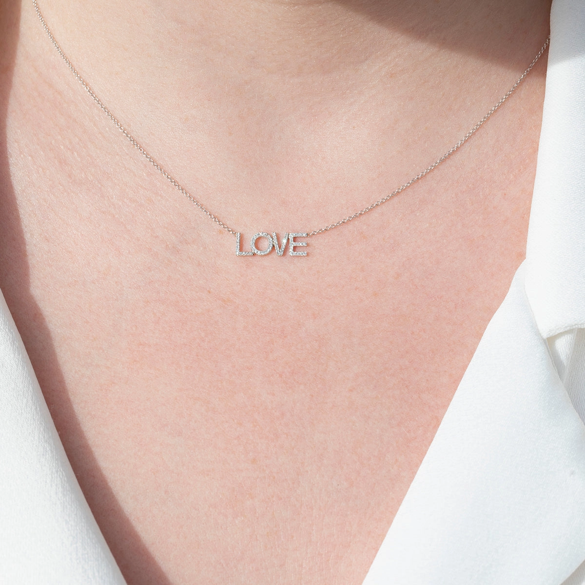 Pav LOVE Necklace