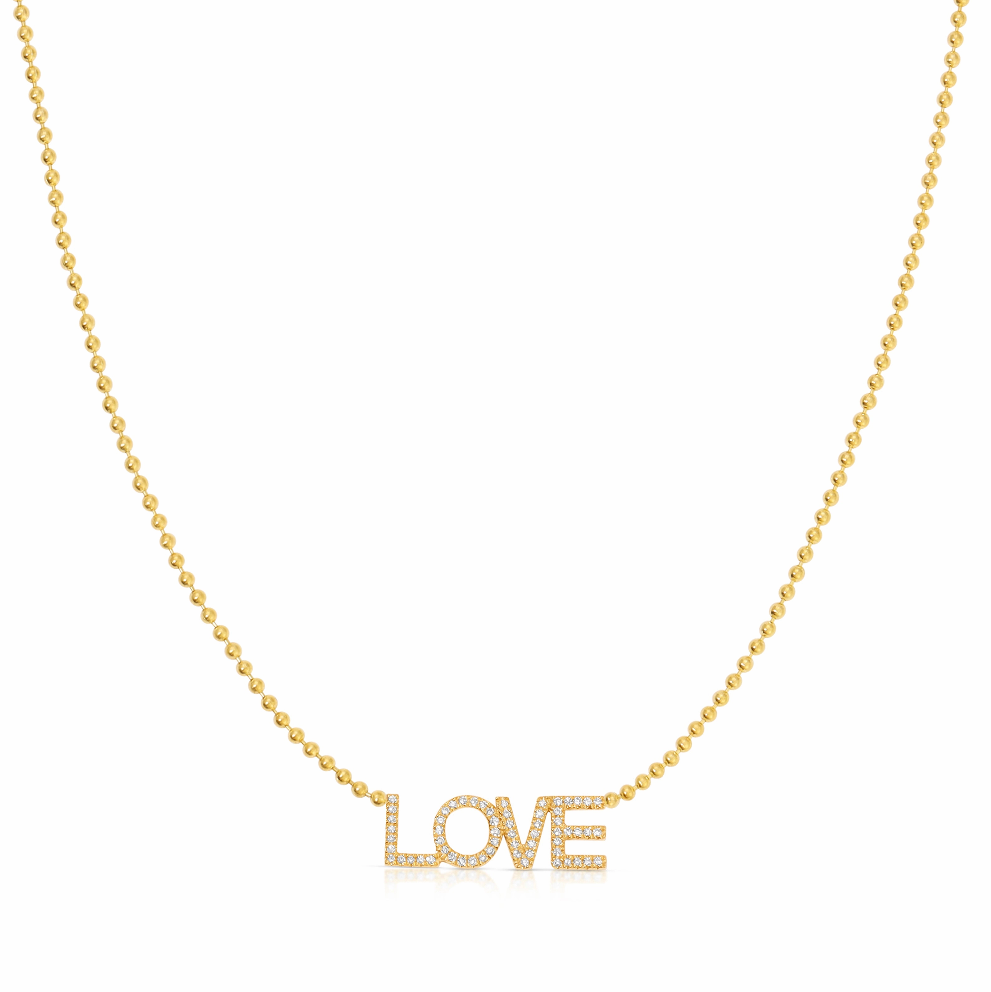 Pav LOVE Necklace