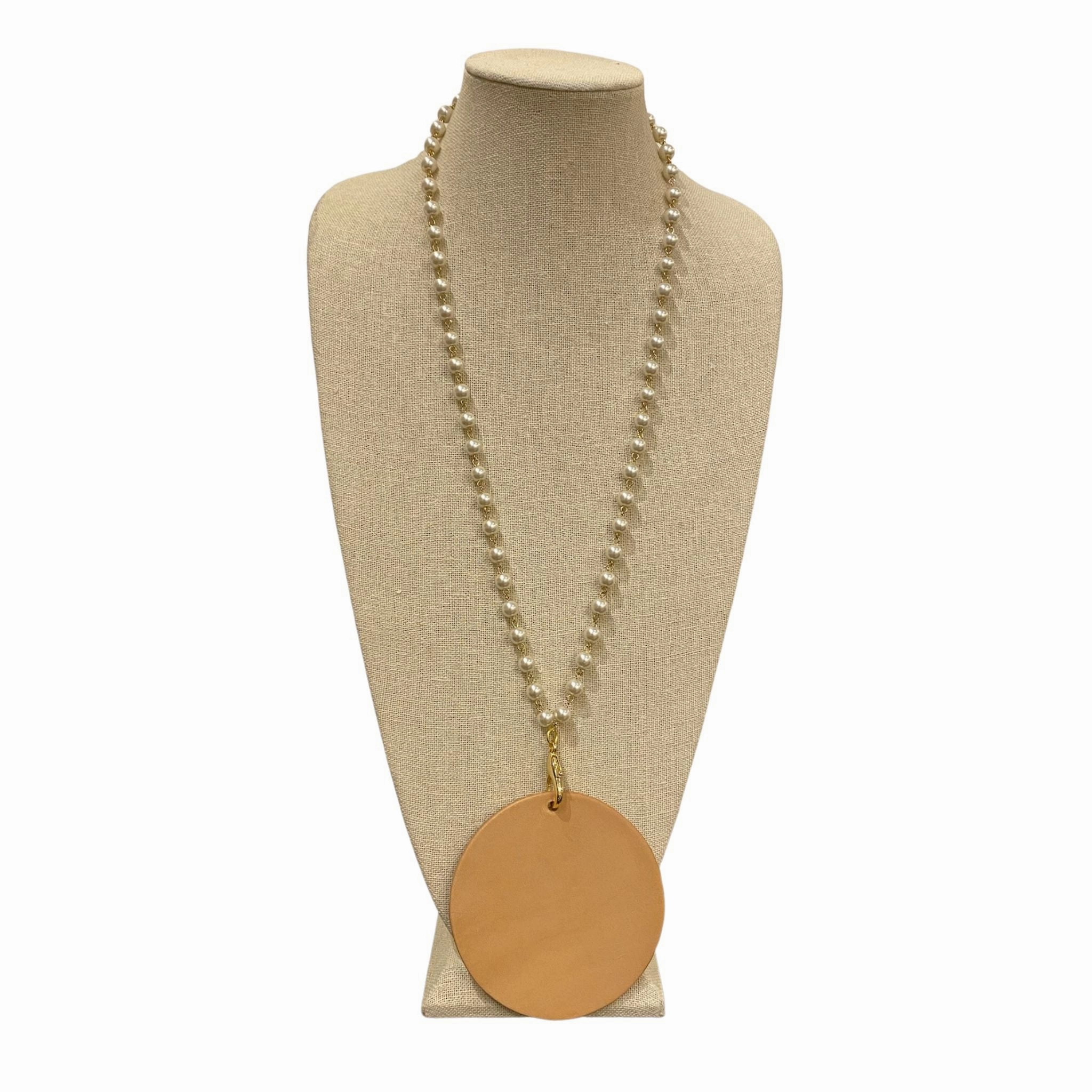 Pearl Chain Badge Holder
