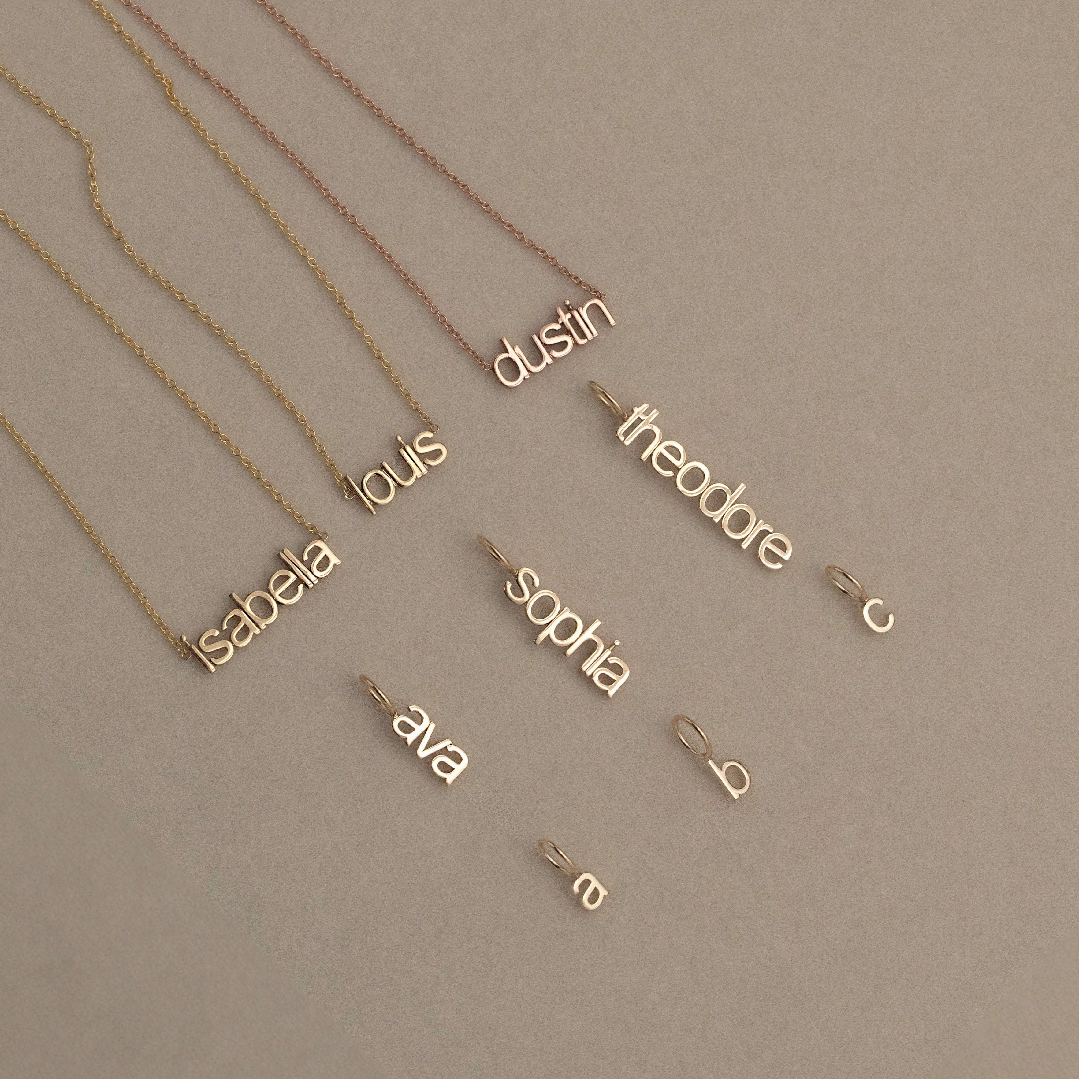 Petite Letter Charm