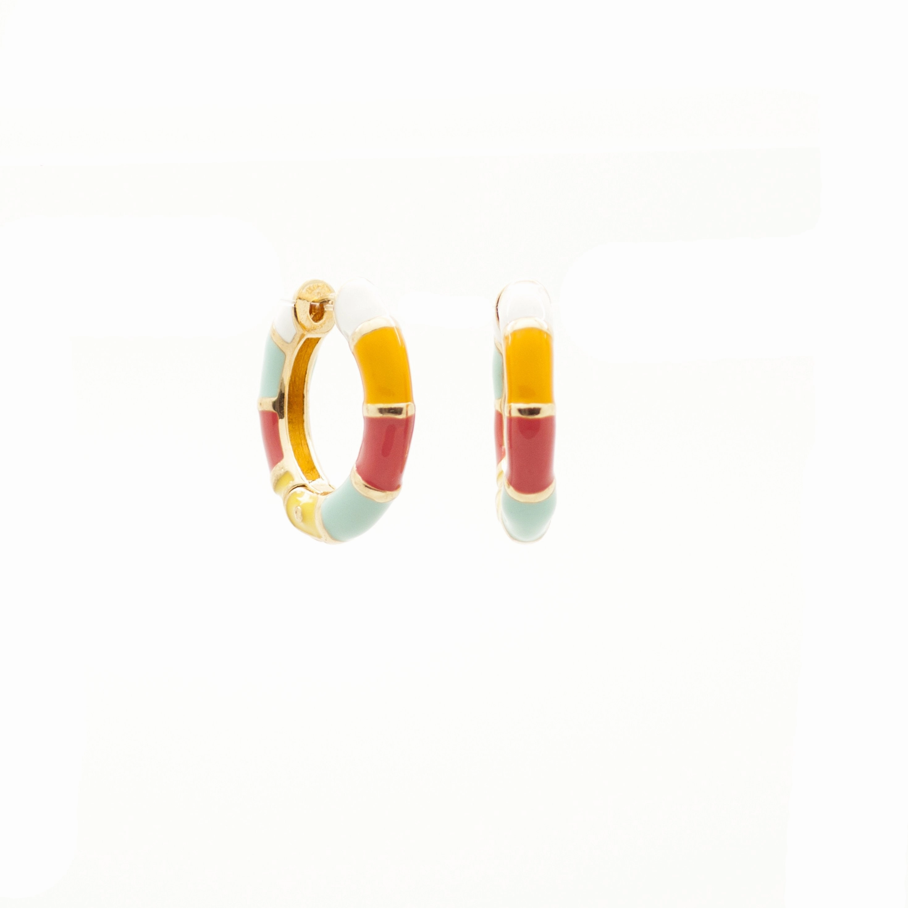 Rainbow Mini Hoops ~ Salty Pendants