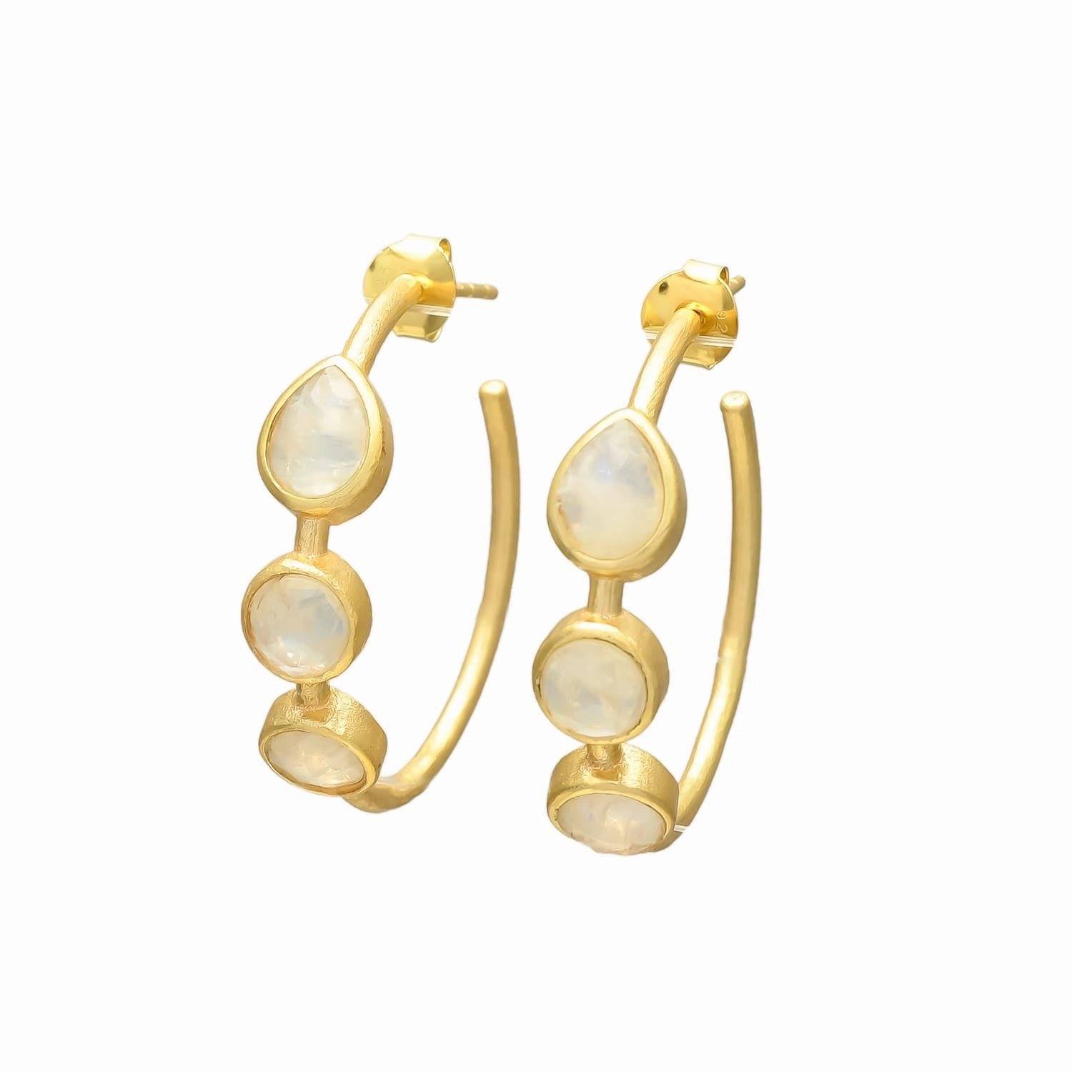 Sea Breeze Hoop Earrings