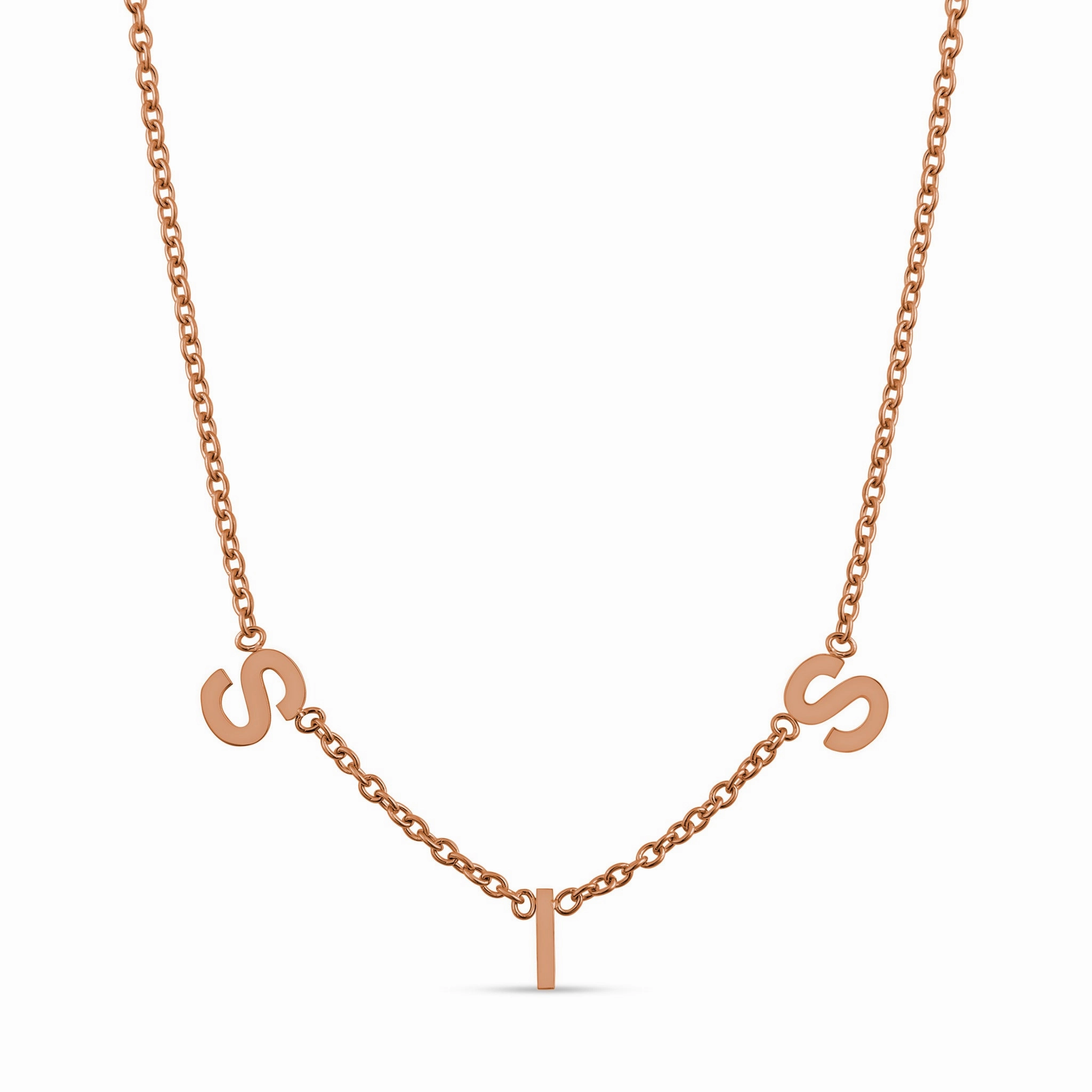 SIS Letter Necklace