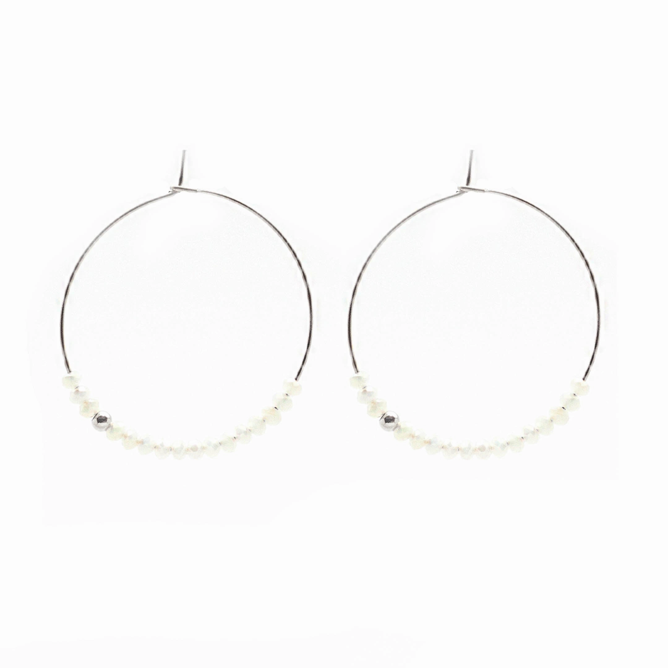 Sprinkle Hoops ~ Salty Beads