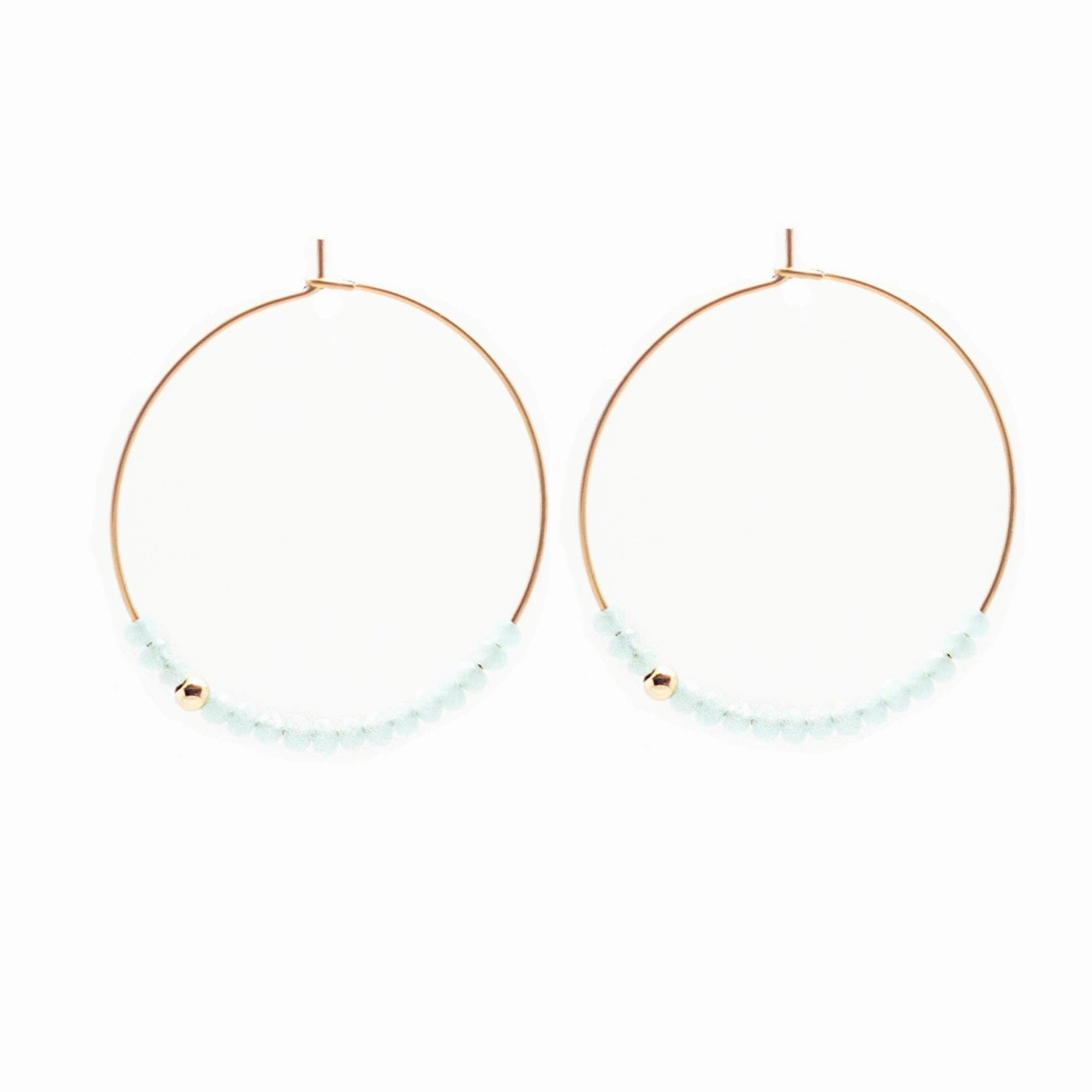 Sprinkle Hoops ~ Salty Beads