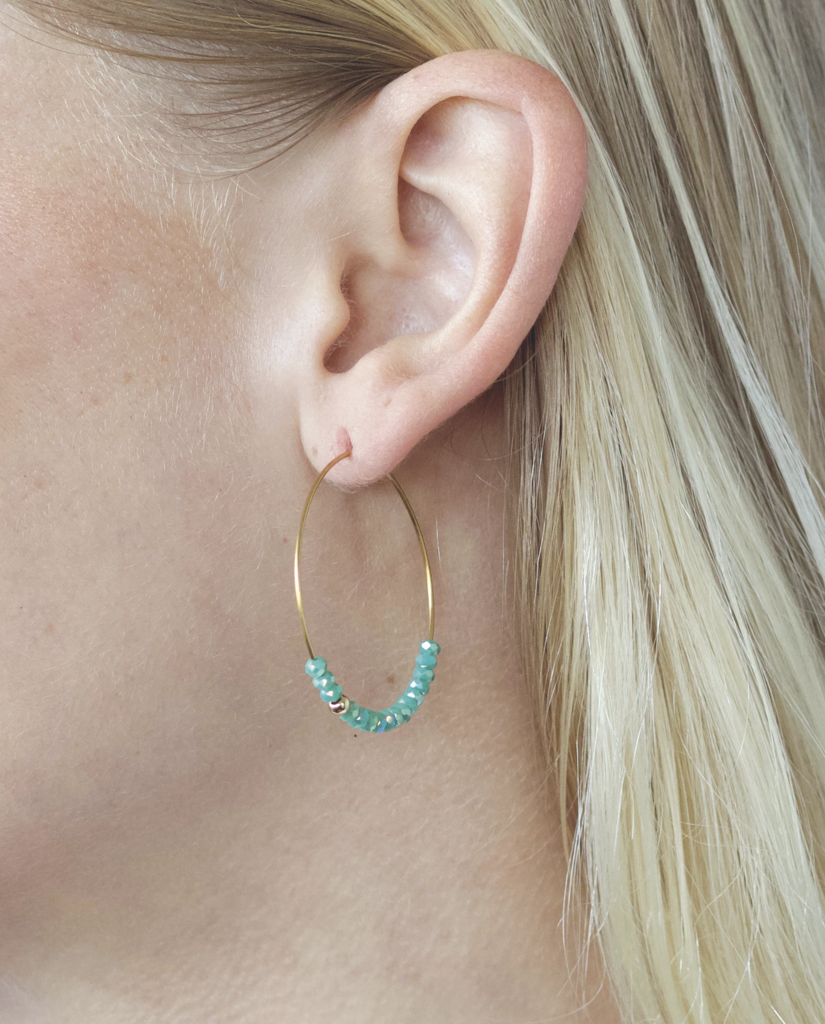 Sprinkle Hoops ~ Salty Beads