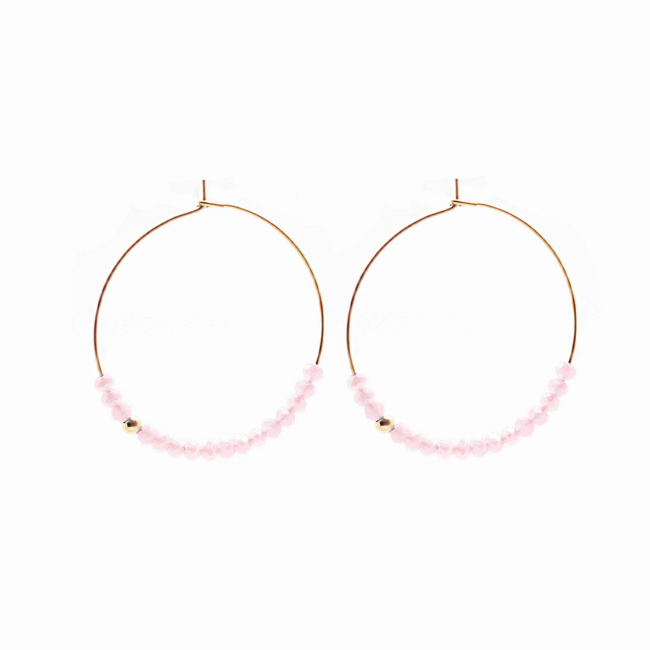 Sprinkle Hoops ~ Salty Beads