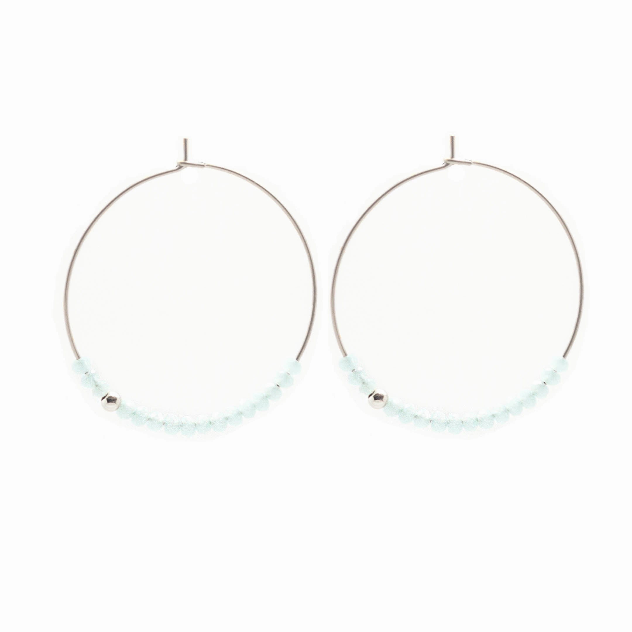 Sprinkle Hoops ~ Salty Beads