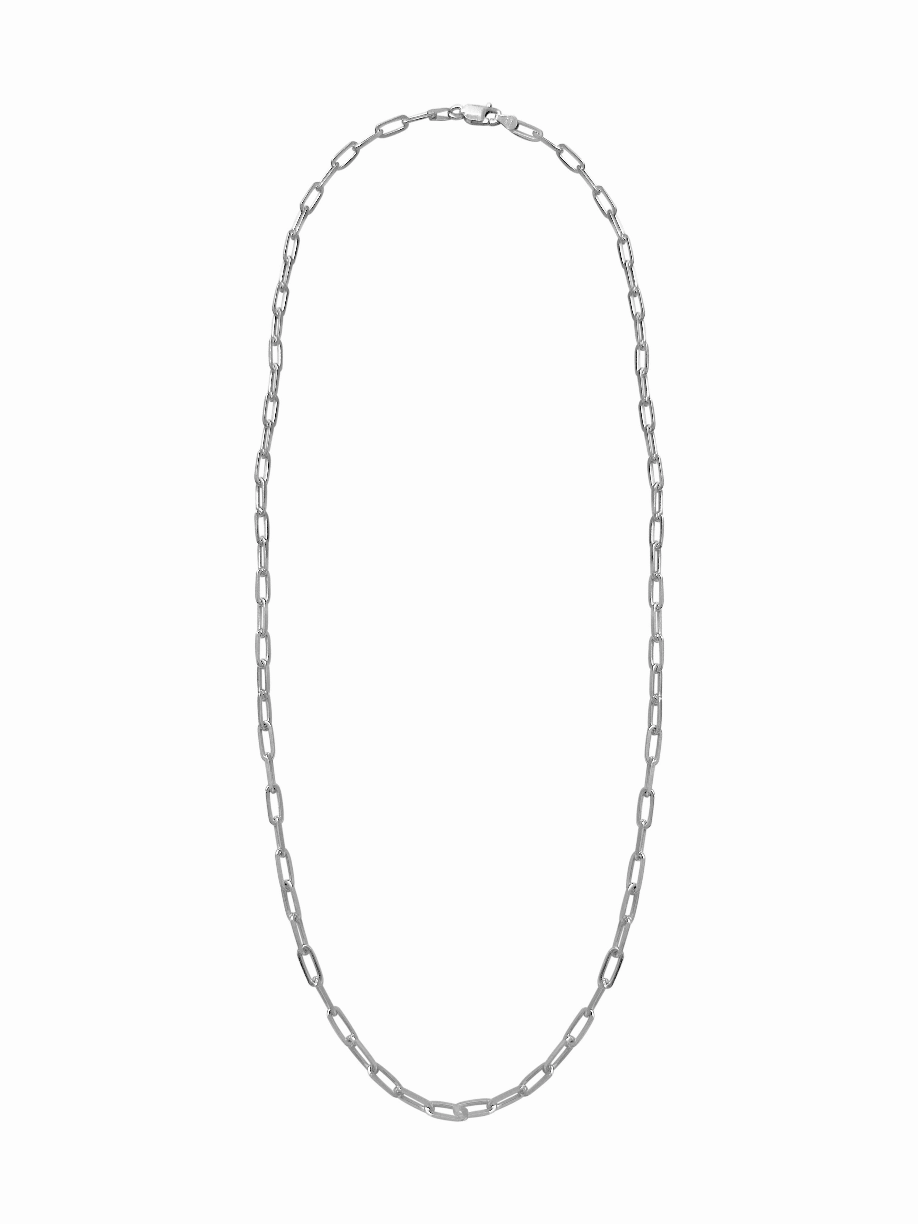 Sterling Silver Paper Clip Chain